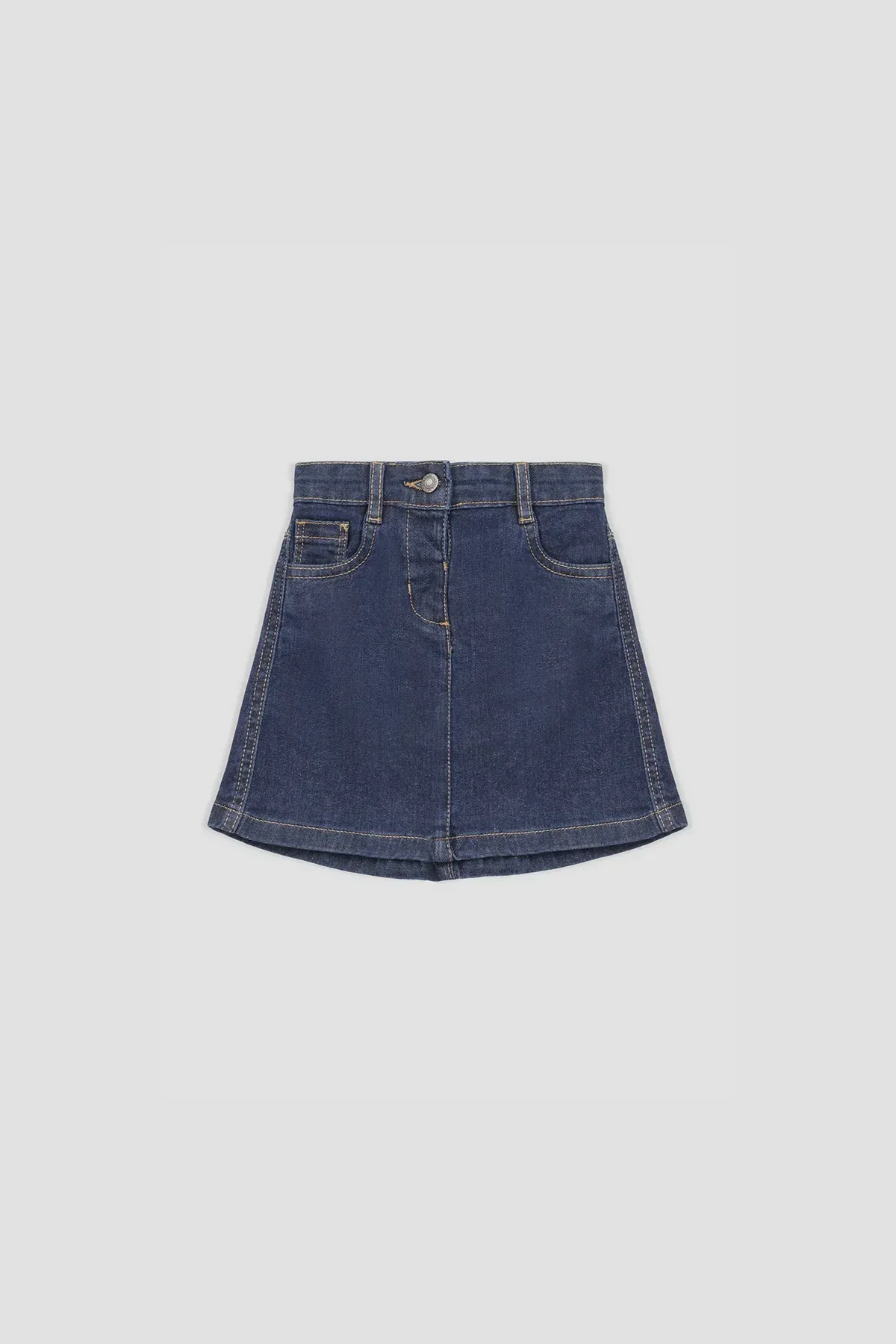 DENIM SKIRT FOR BABY GIRLS - DARK BLUE