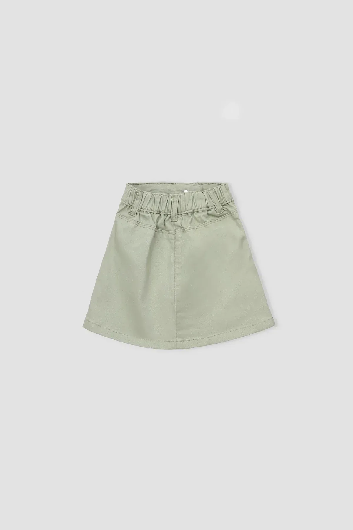 DENIM SKIRT FOR BABY GIRLS - GREEN - Image 3