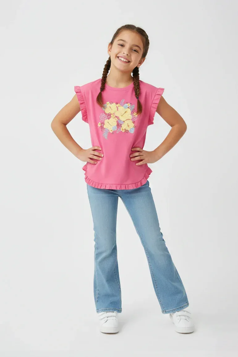 PRINTED TANK TOP FOR GIRLS
