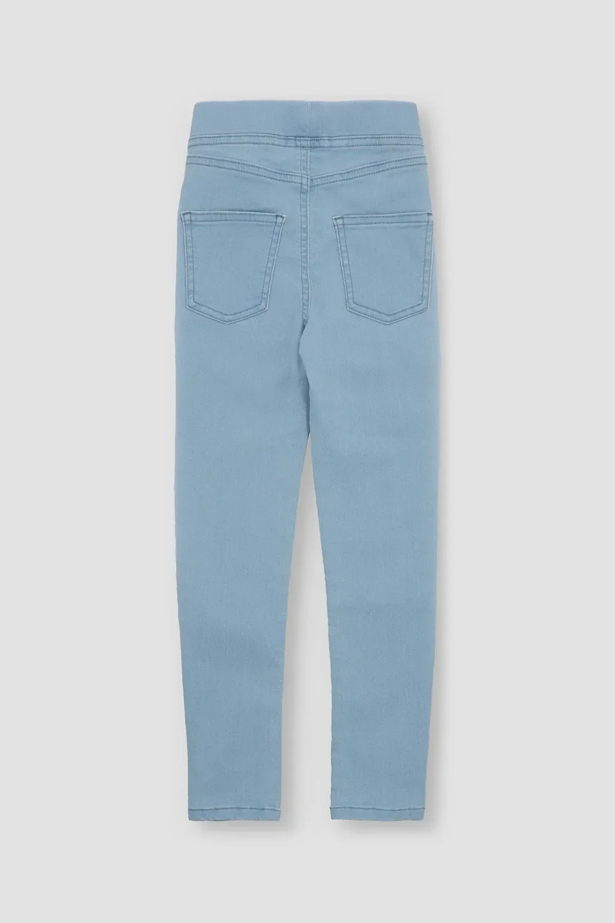 LIGHT WASH JEGGING FOR GIRLS - LIGHT BLUE - Image 3