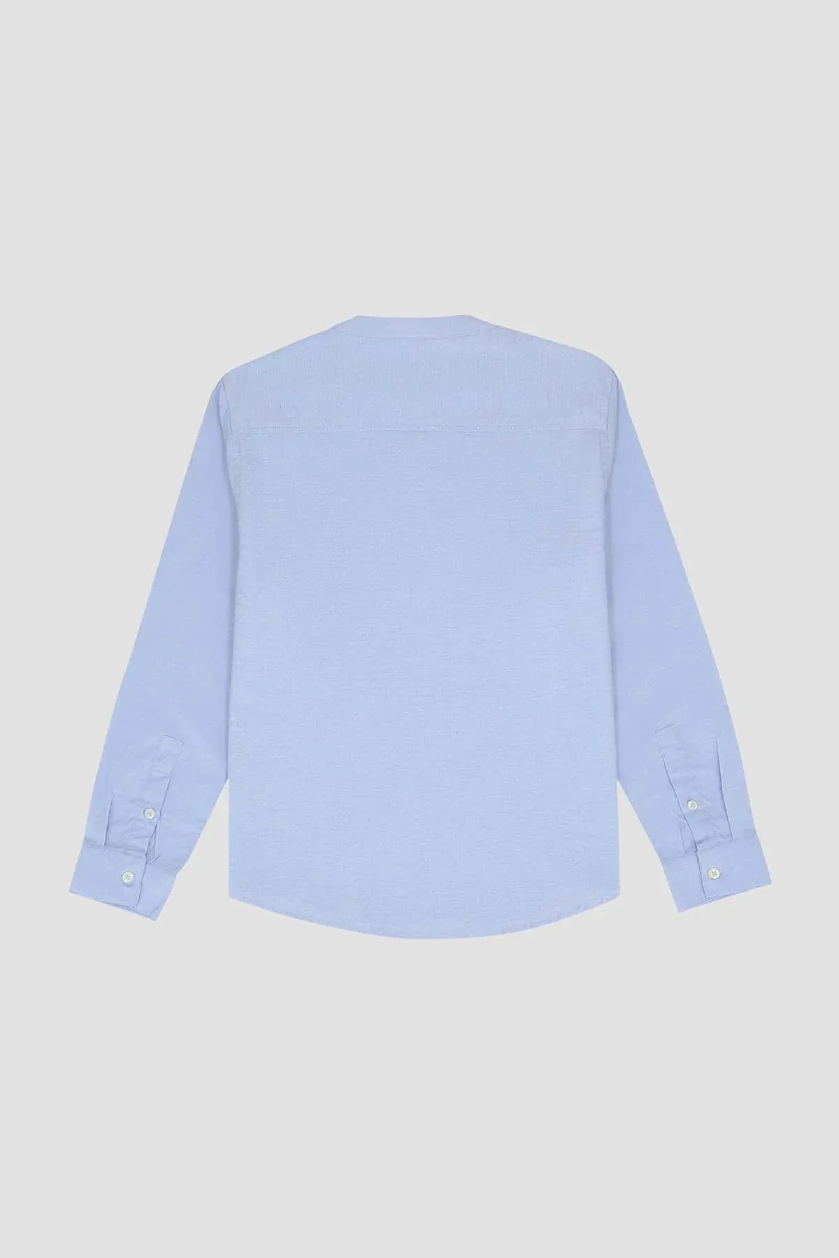 SOLID BUTTON DOWN SHIRT FOR BOYS - Image 3