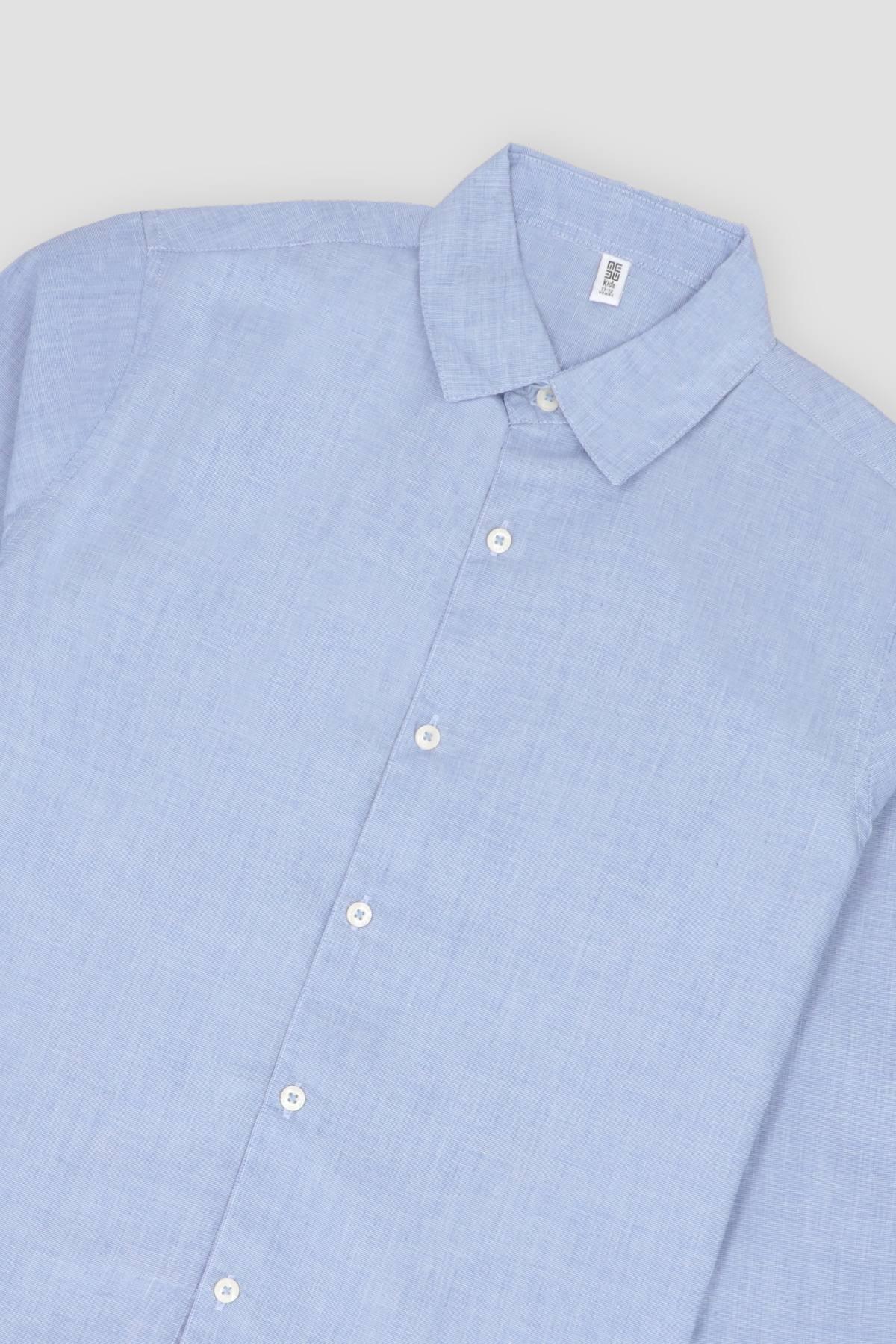 BASIC BUTTON DOWN SHIRT FOR BOYS - Image 2