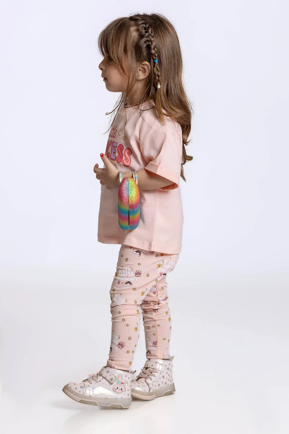 PRINTED T-SHIRT FOR BABY GIRLS - PINK - Image 3