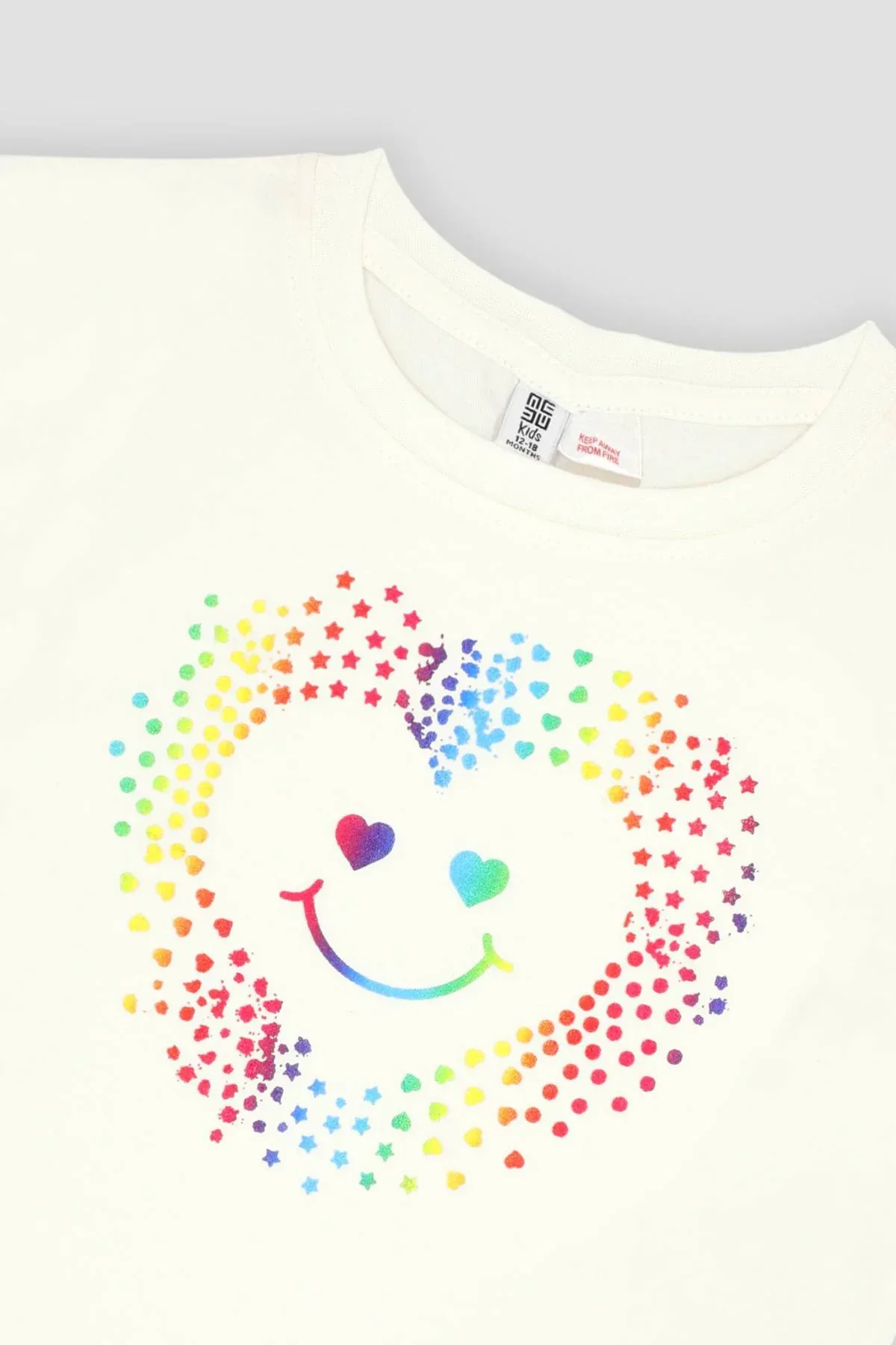 PRINTED T-SHIRT FOR BABY GIRLS - ECRU - Image 2