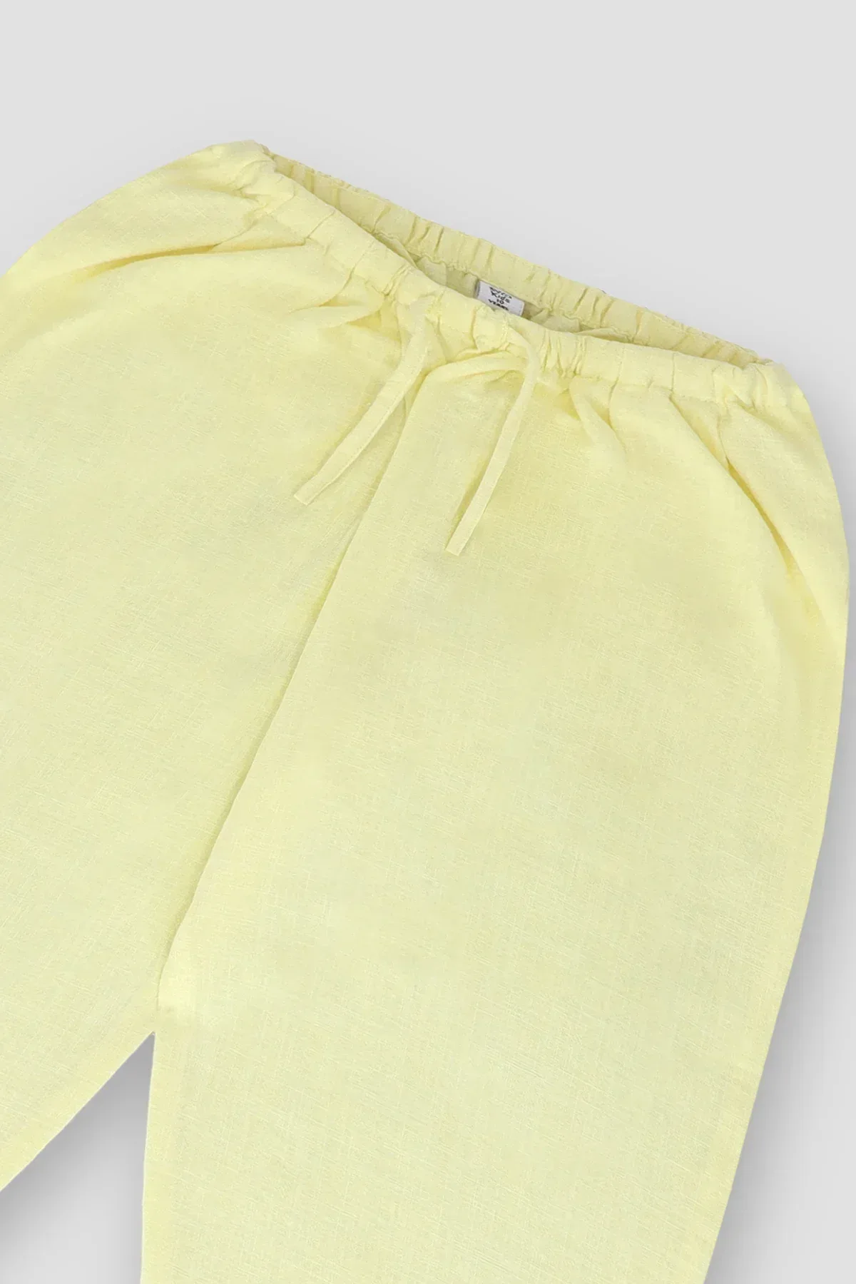 SOLID LINEN TROUSERS FOR GIRLS - Image 2