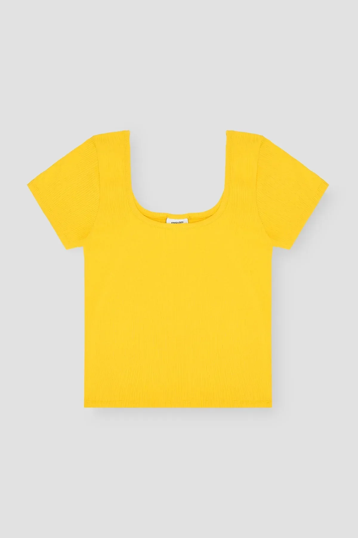 SOLID T-SHIRT FOR WOMEN - OCHRE