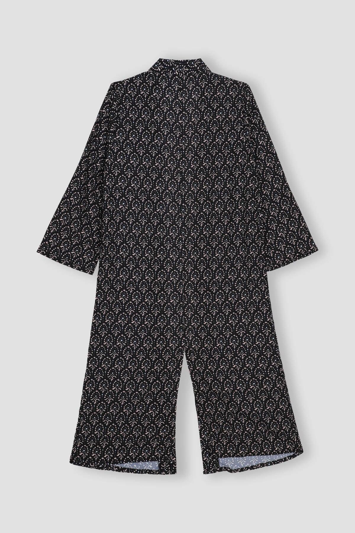 PRINTED LONG CAPE FOR WOMEN - Image 3