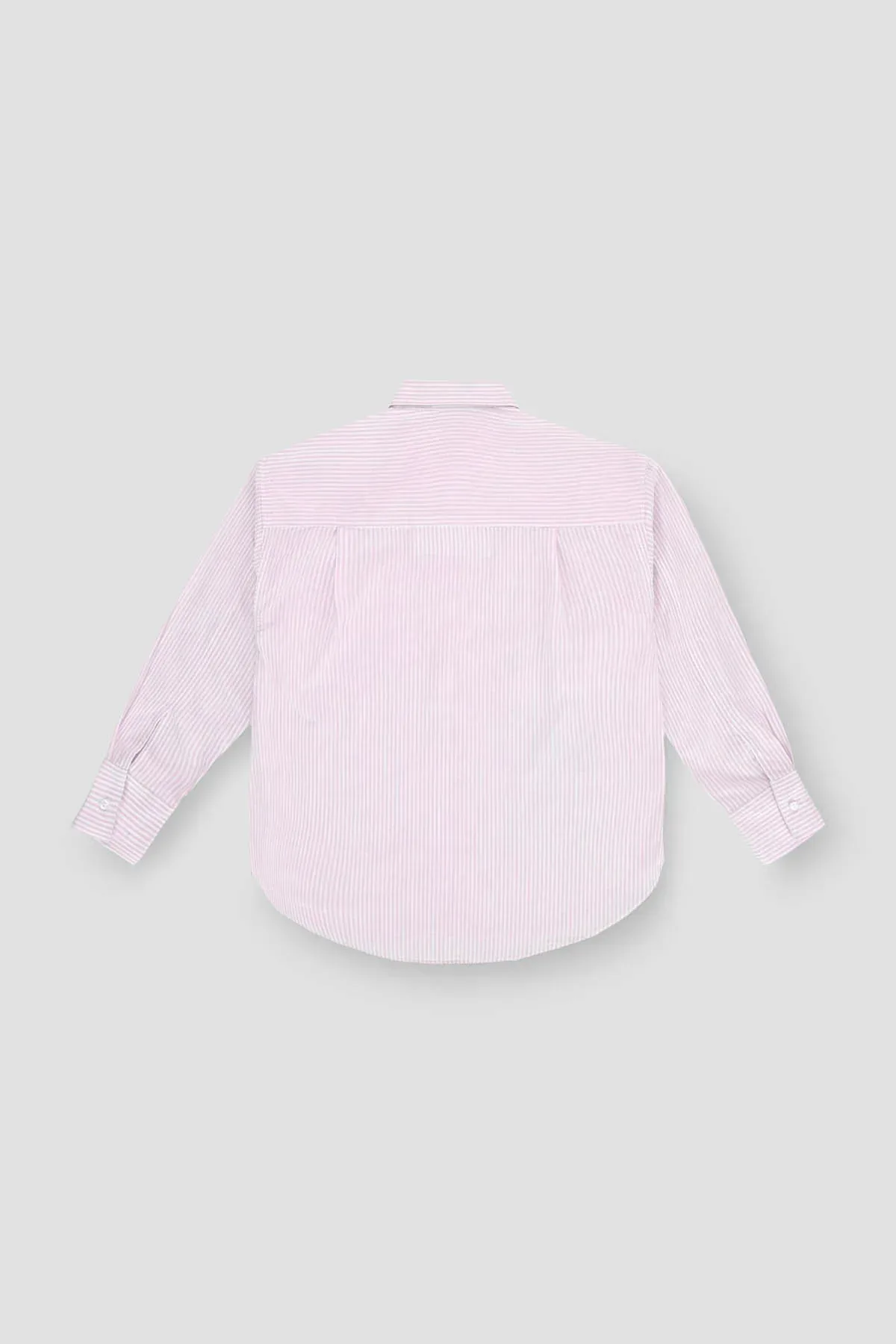 STRIPED SHIRT FOR WOMEN - PINK STRIPES - Image 3