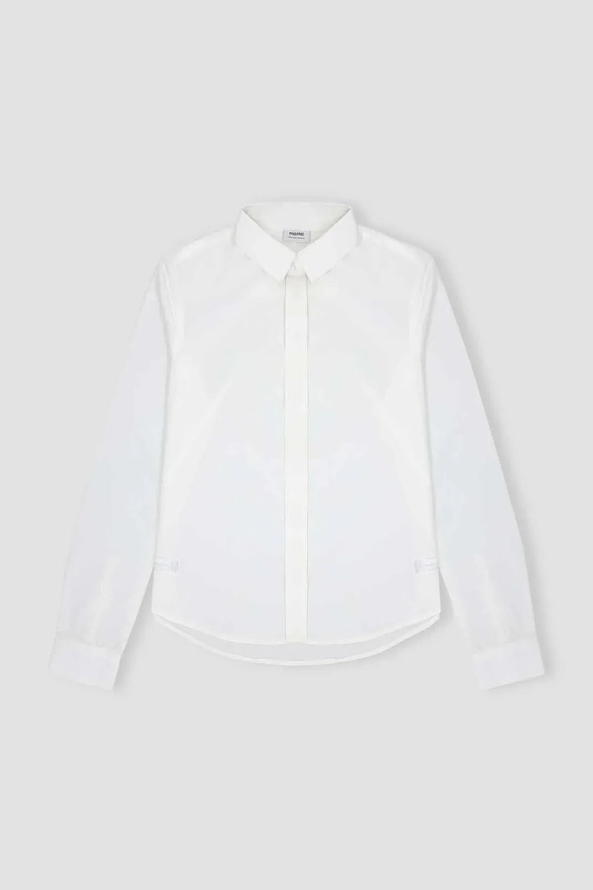 SOLID SHIRT FOR WOMEN - WHITE