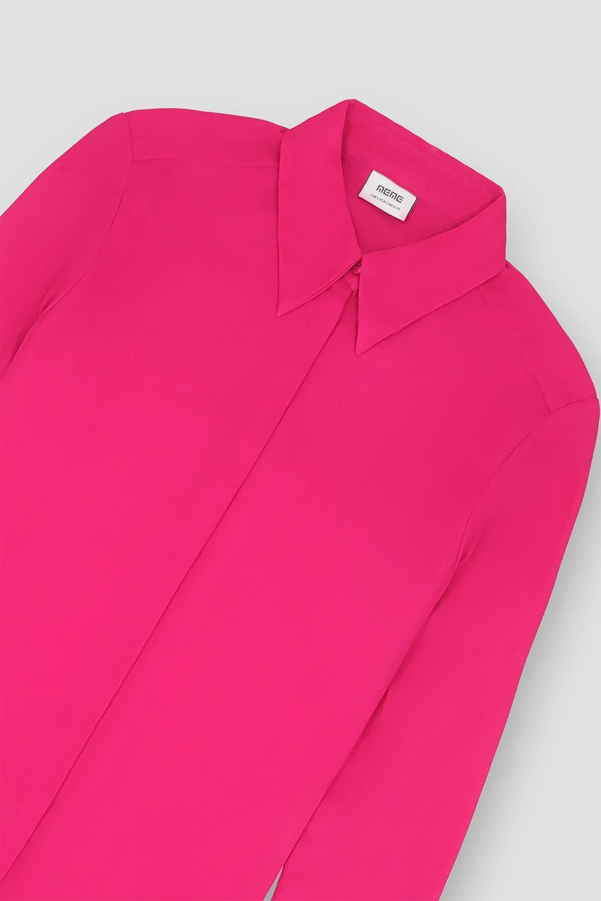 SOLID SHIRT FOR WOMEN - PINK - Image 2
