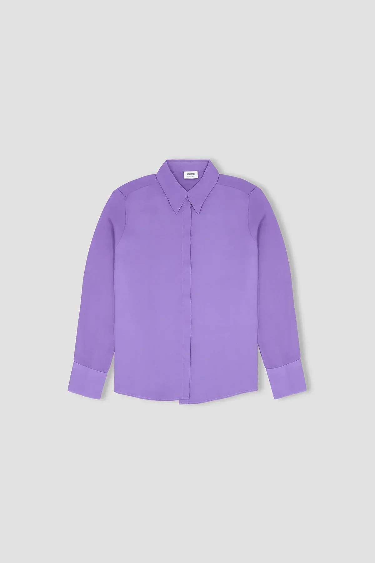 SOLID SHIRT FOR WOMEN - PURPLE