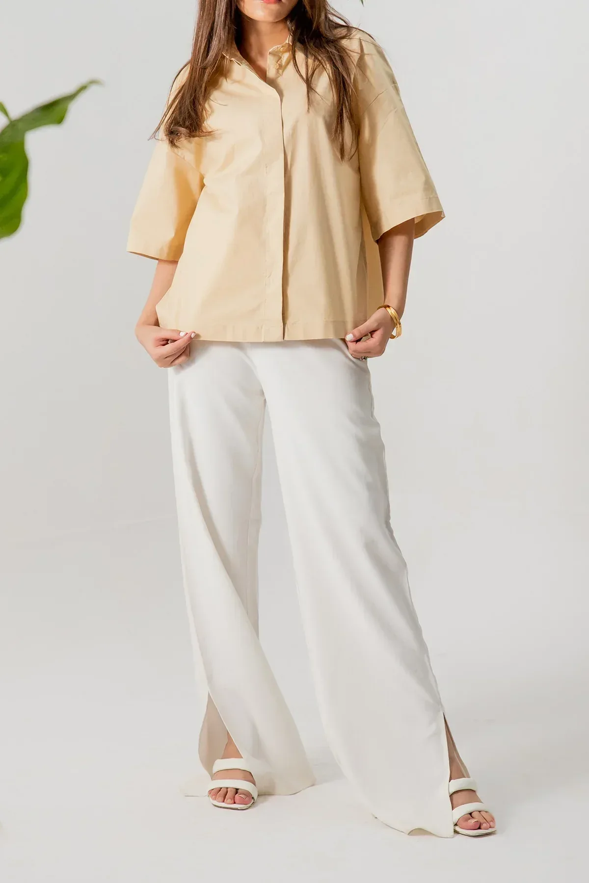 SOLID SHIRT FOR WOMEN