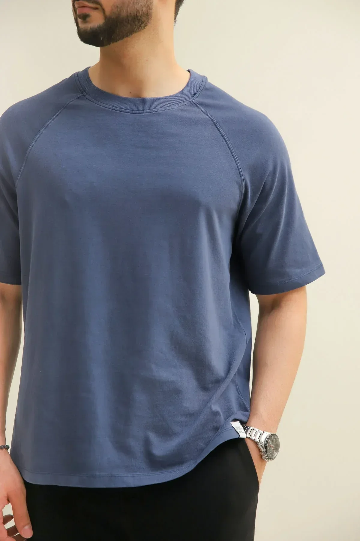 CREW NECK BASIC T-SHIRT FOR MEN - NAVAL ACADEMY - Image 2