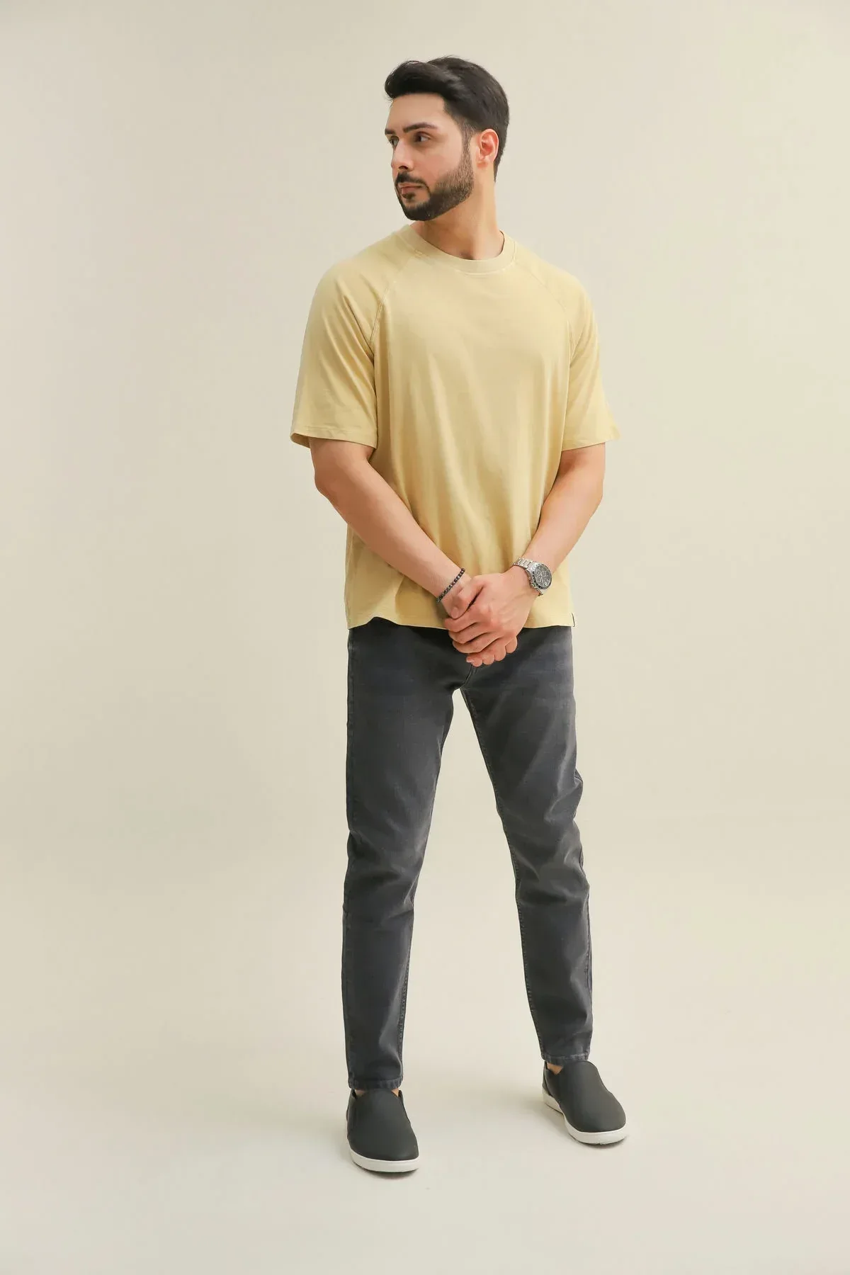 CREW NECK BASIC T-SHIRT FOR MEN