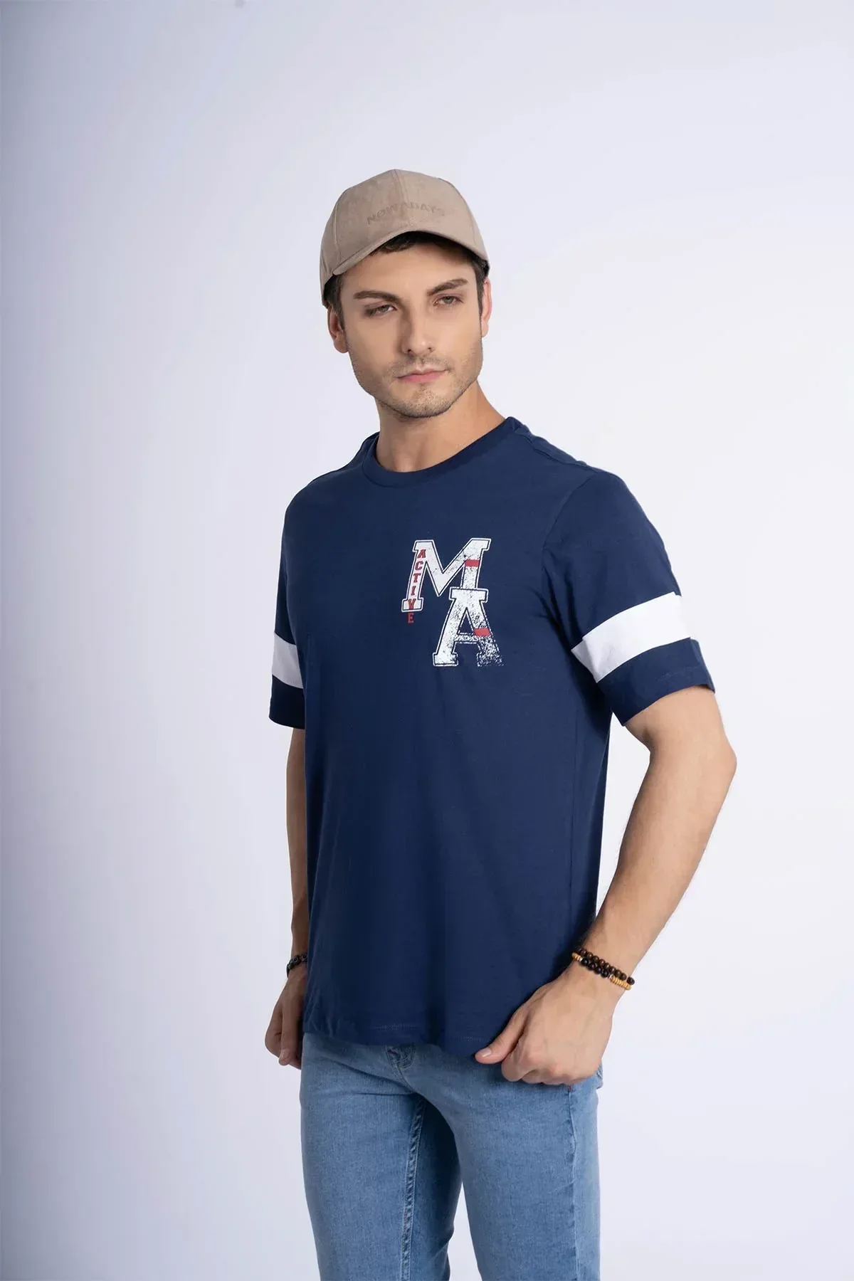 PRINTED T-SHIRT FOR MEN - NAVAL ACADEMY