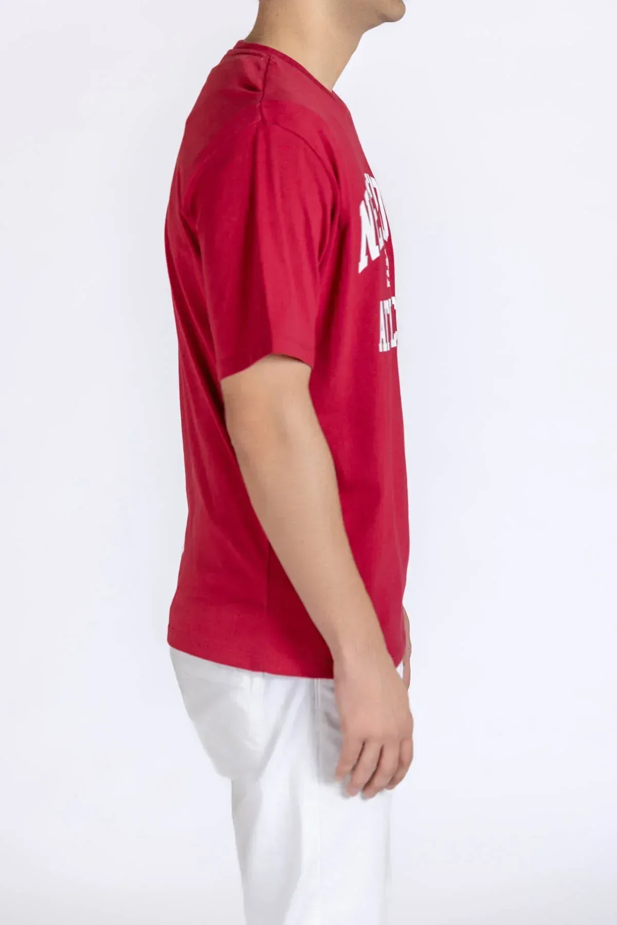 PRINTED T-SHIRT FOR MEN - RUMBA RED - Image 3