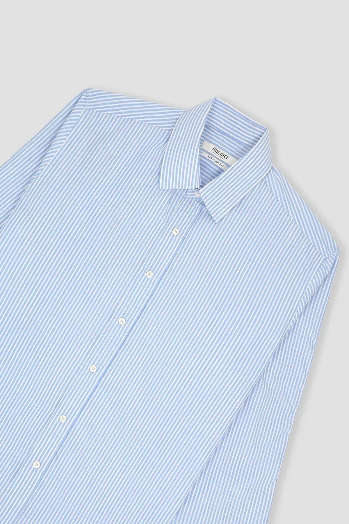 STRIPE SHIRT FOR MEN - BLUE - Image 2