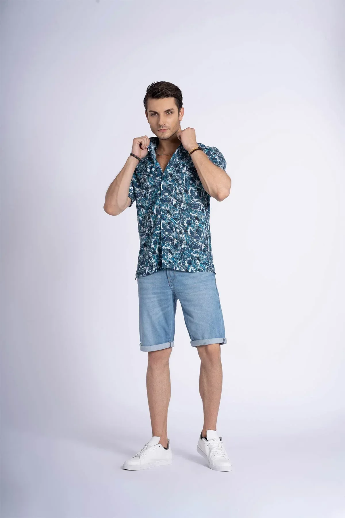 PRINTED HALF SLEEVE SHIRT FOR MEN - Image 2