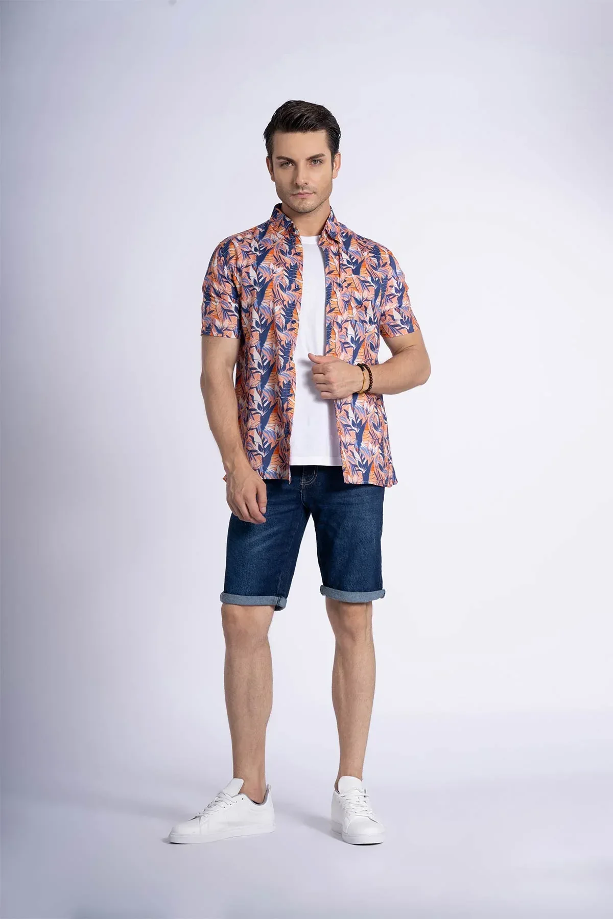 PRINTED HALF SLEEVE SHIRT FOR MEN - Image 3