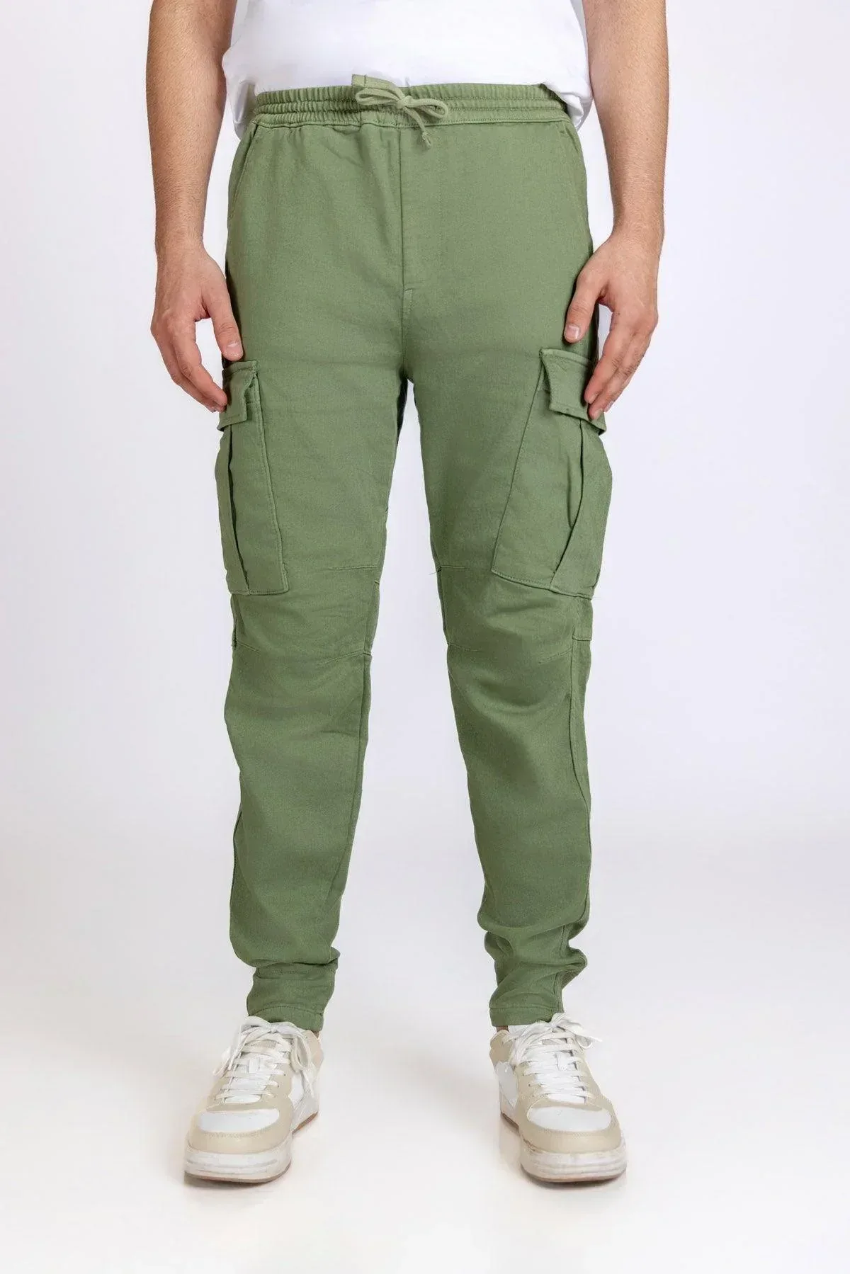 CARGO TROUSER FOR MEN - DARK GREEN