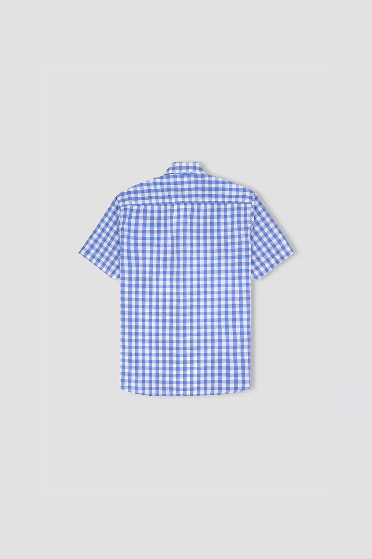 CHECK HALF SLEEVE SHIRT FOR MEN - Image 4