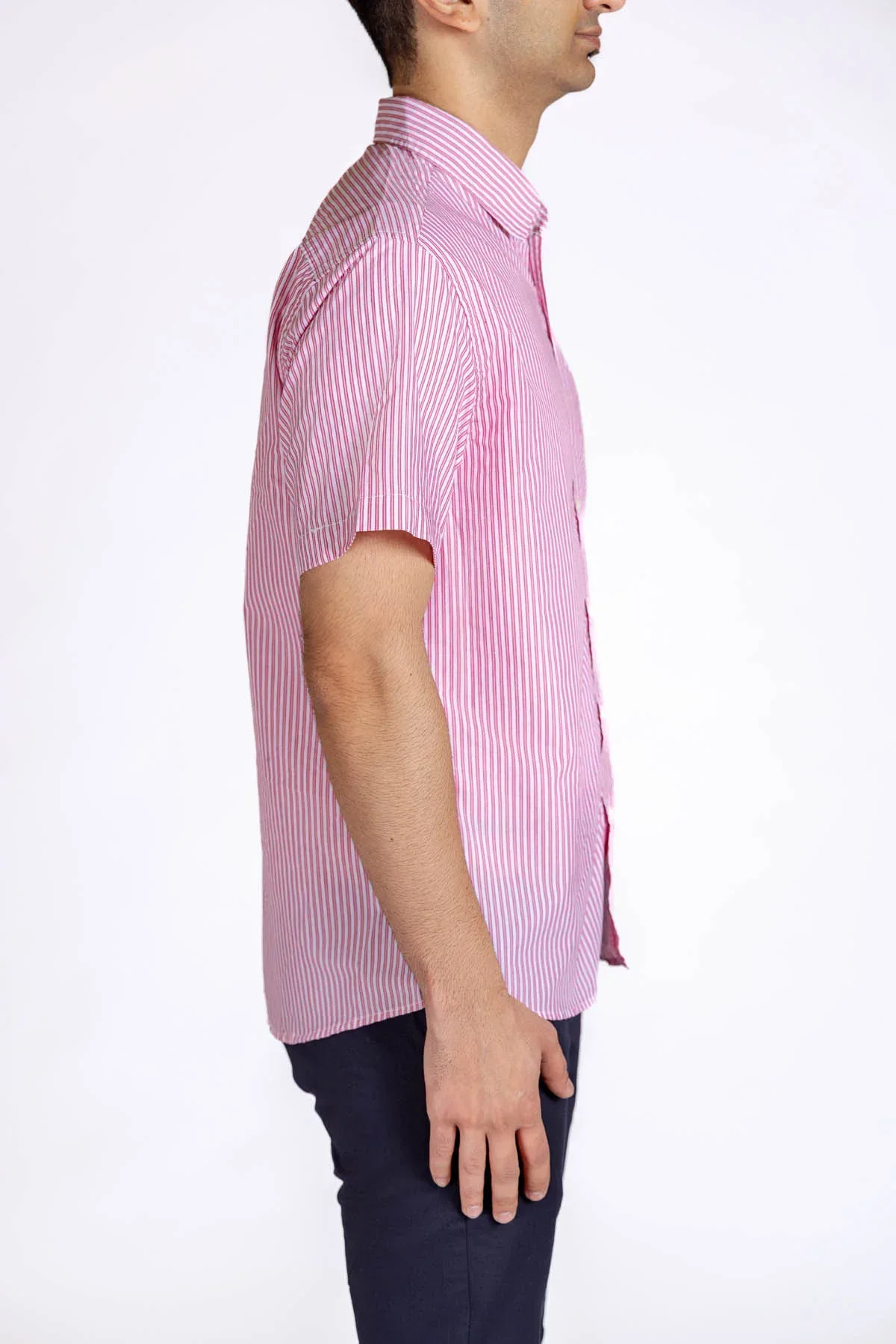 STRIPE HALF SLEEVE SHIRT FOR MEN - Image 4
