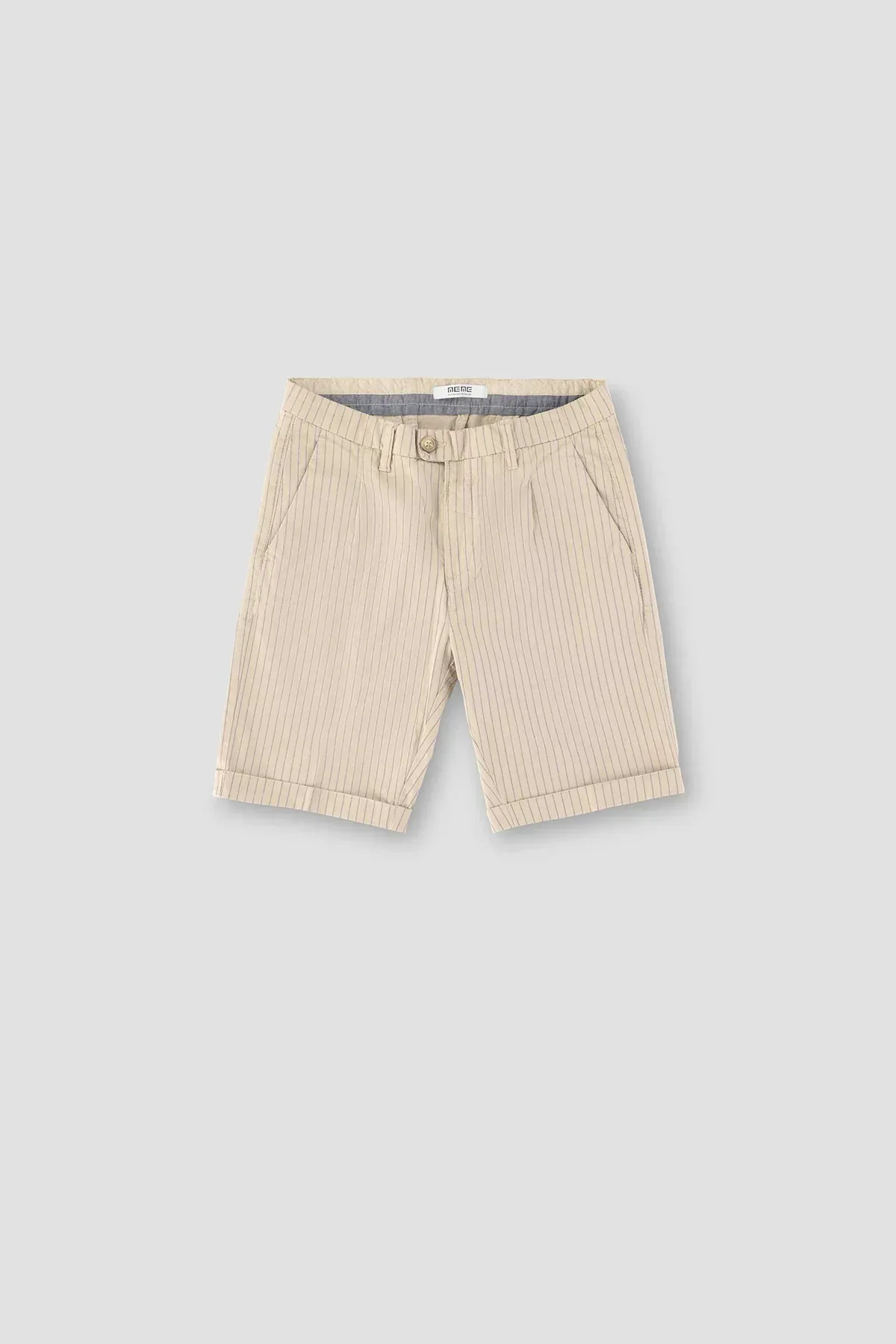STRIPE SHORT FOR MEN - BEIGE