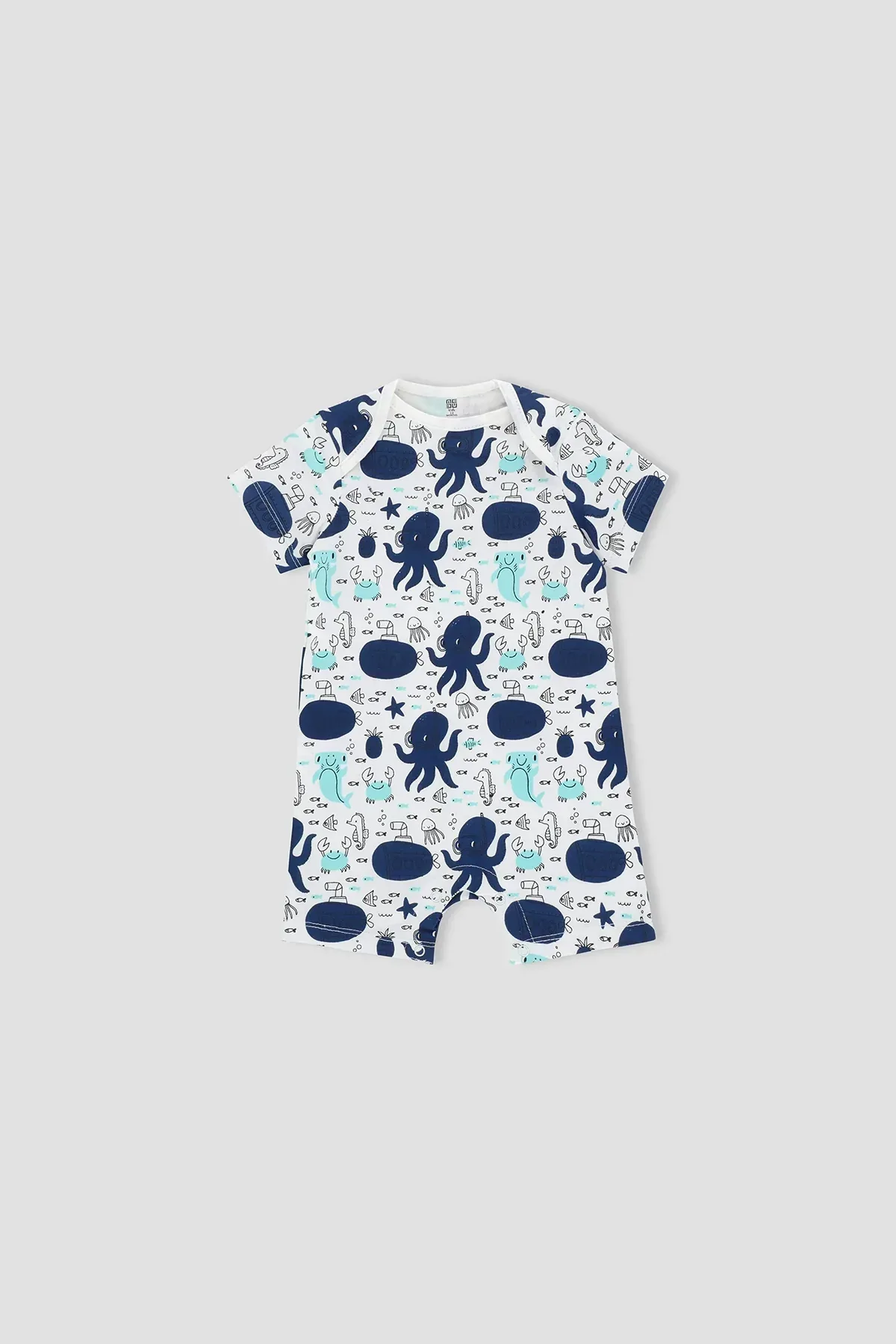 ROMPER FOR BABY BOYS - WHITE
