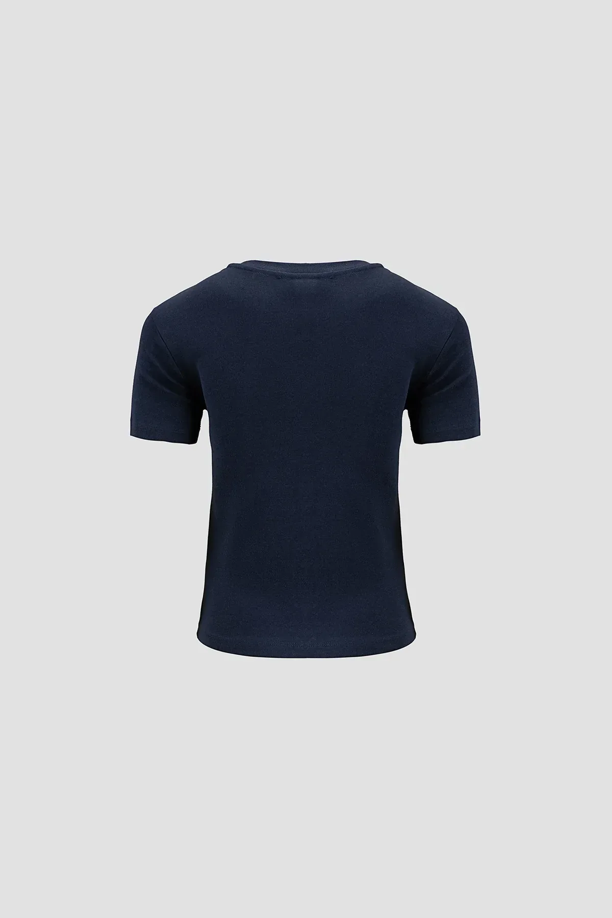 CREW NECK SOLID T-SHIRT FOR WOMEN - NAVAL ACADEMY - Image 3
