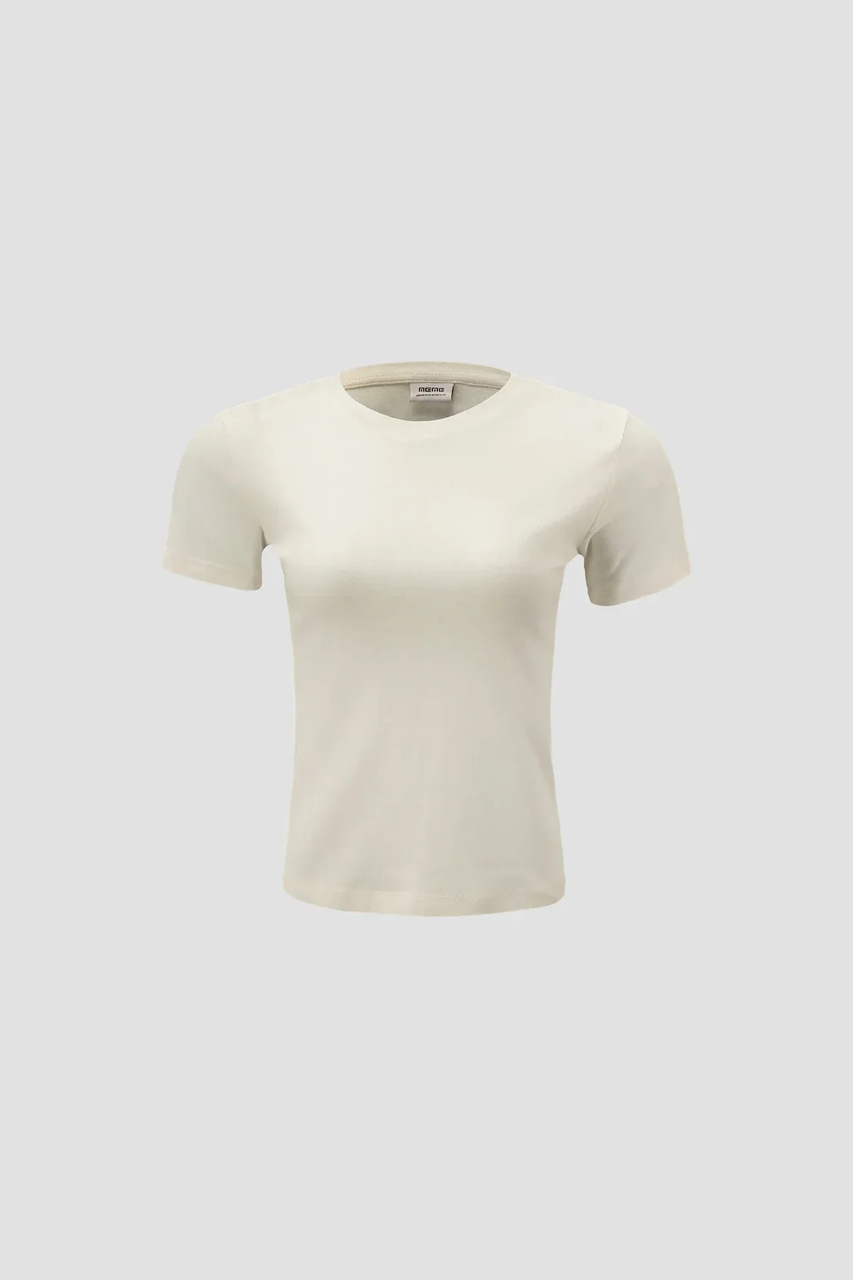 CREW NECK SOLID T-SHIRT FOR WOMEN