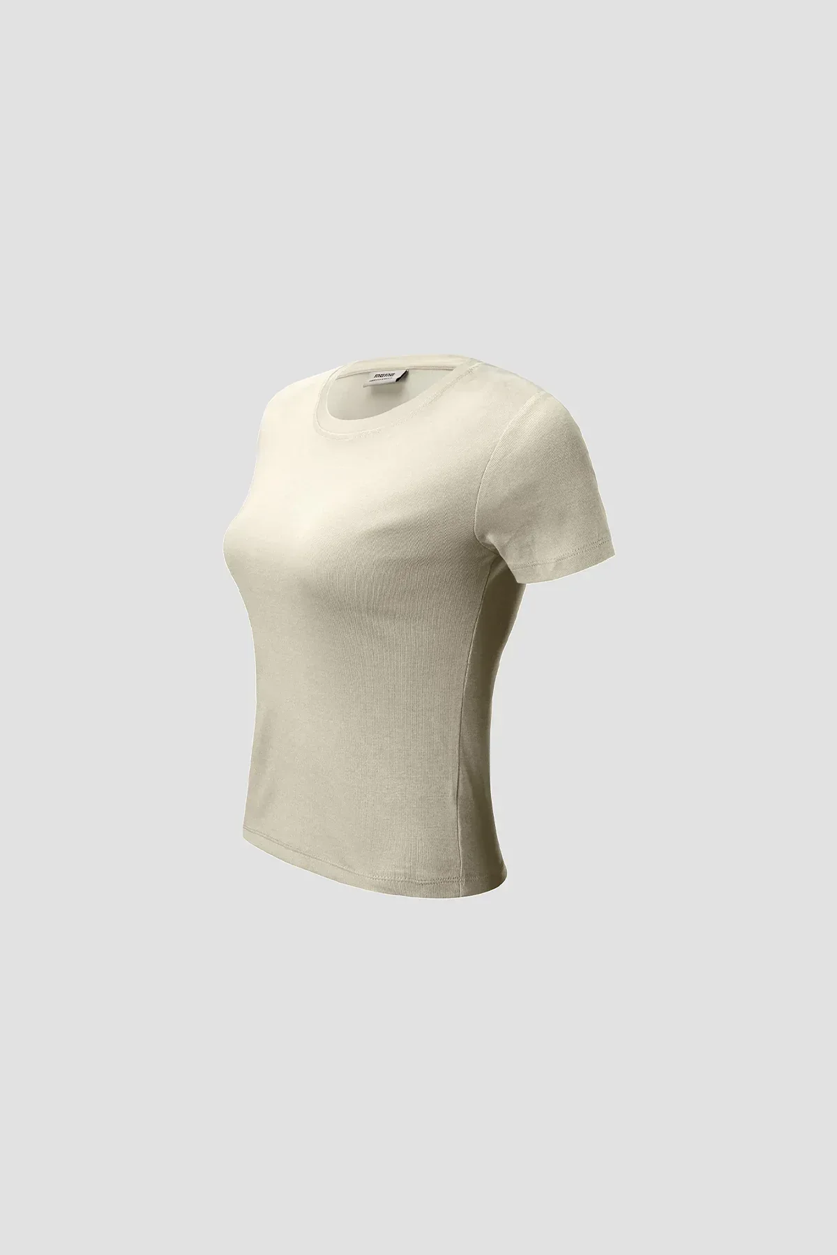 CREW NECK SOLID T-SHIRT FOR WOMEN - Image 2