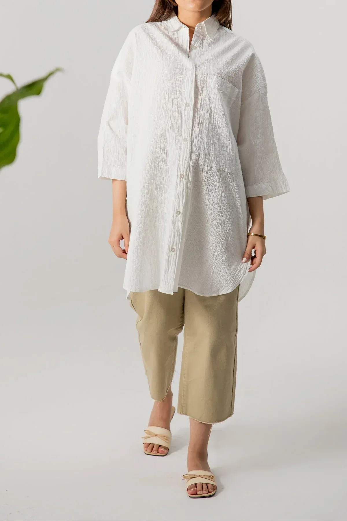 BASIC LONG SHIRT FOR WOMEN