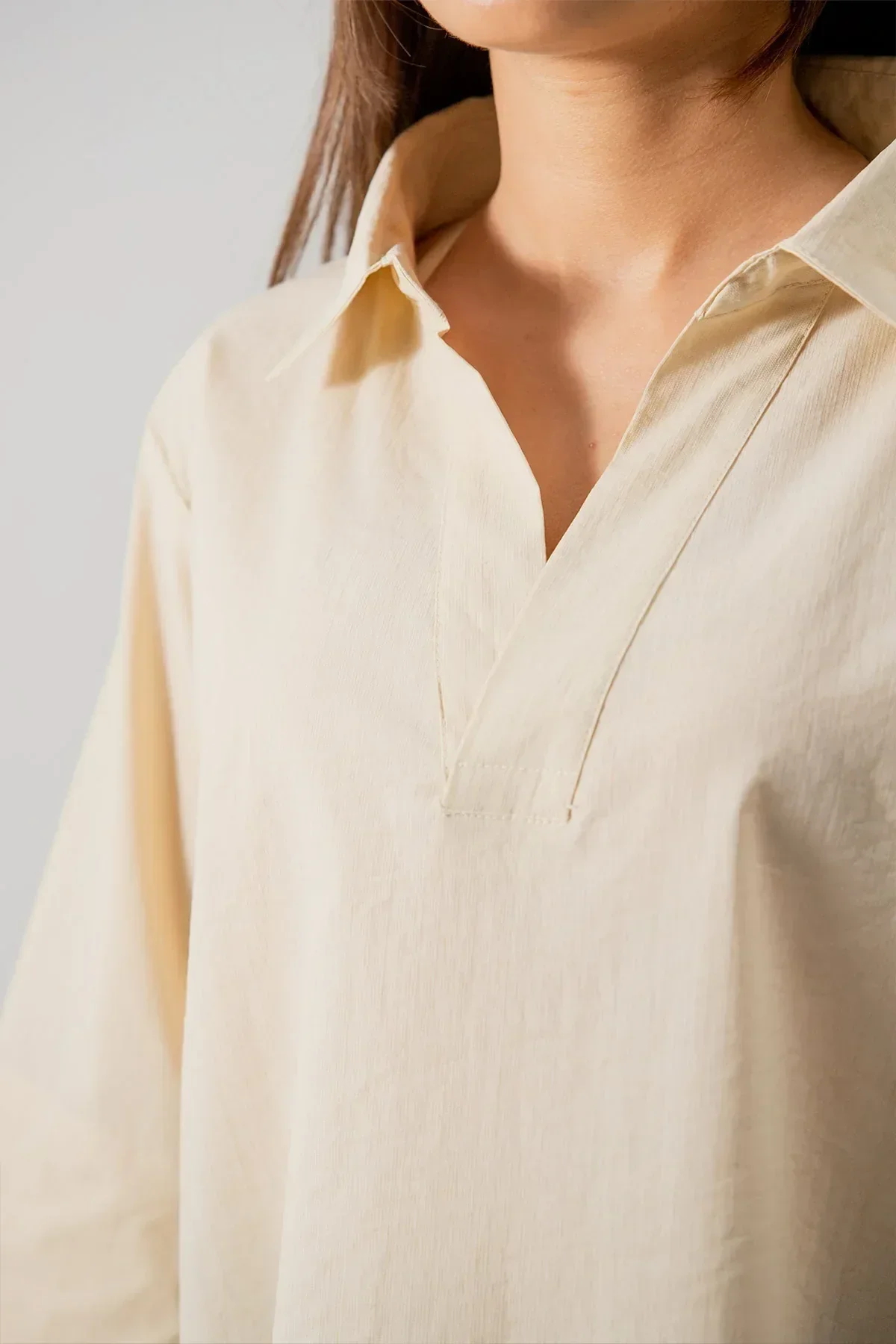 BASIC SHIRT FOR WOMEN - PEARL BUSH - Image 3