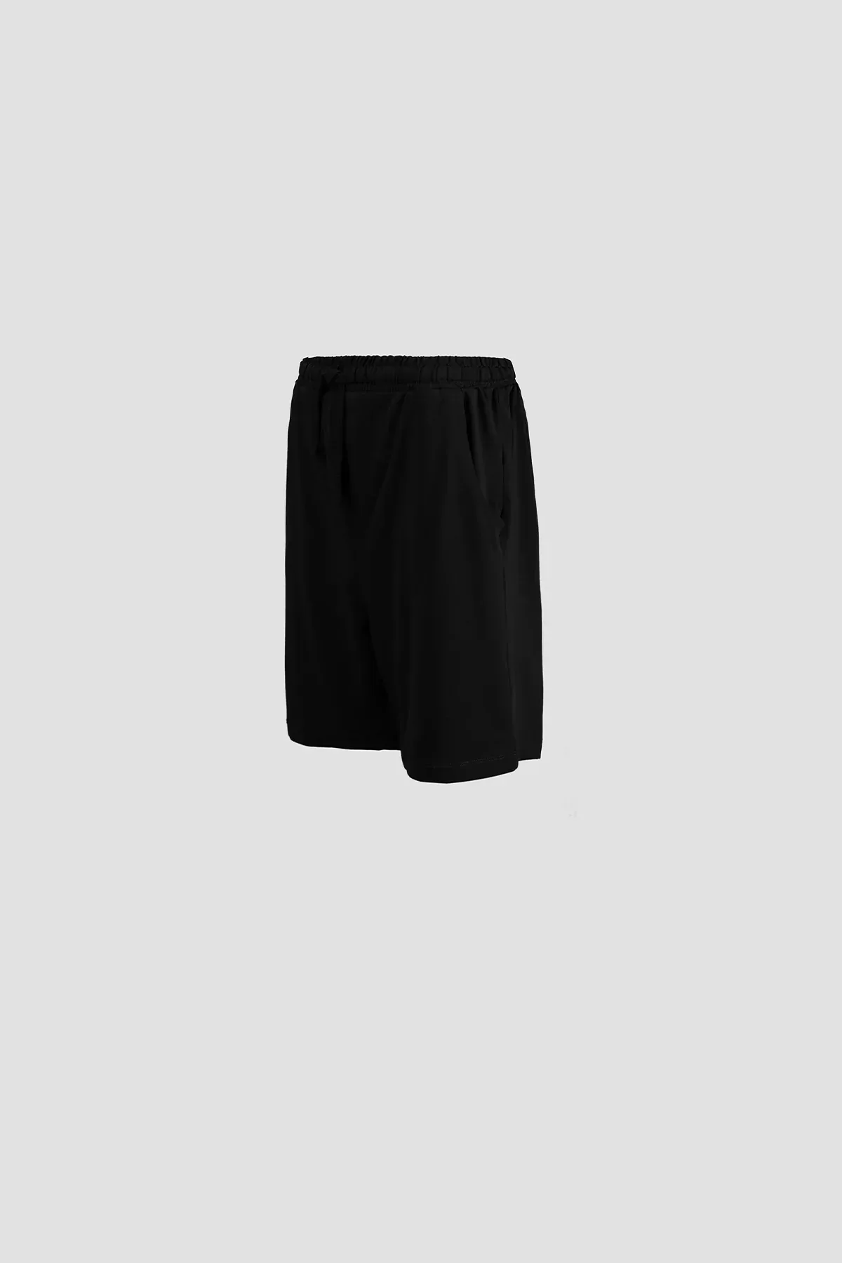 SOLID SHORT FOR MEN - BLACK - Image 2