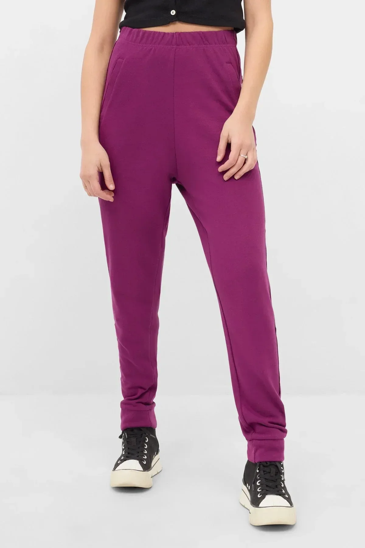 JOGGER TROUSER FOR WOMEN - PURPLE - Image 2