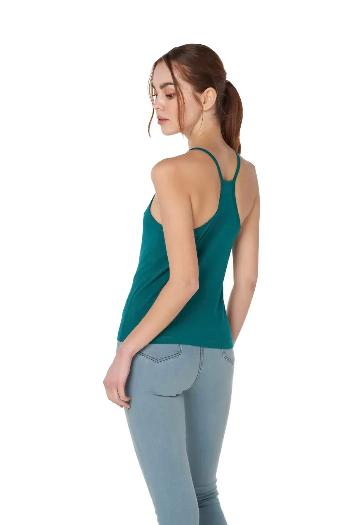TANK T-SHIRT FOR WOMEN - GREEN - Image 2