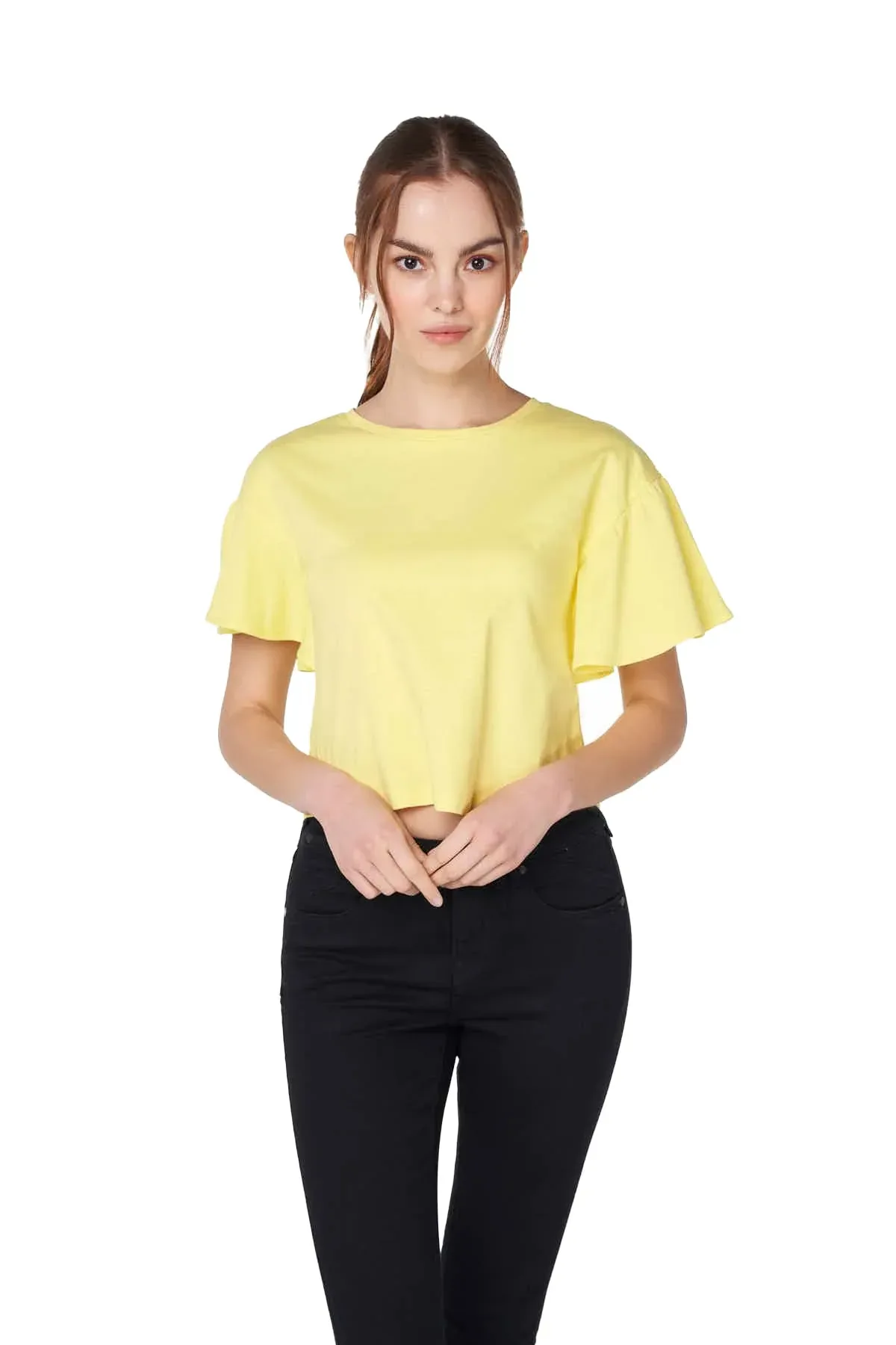 SOLID T-SHIRT FOR WOMEN