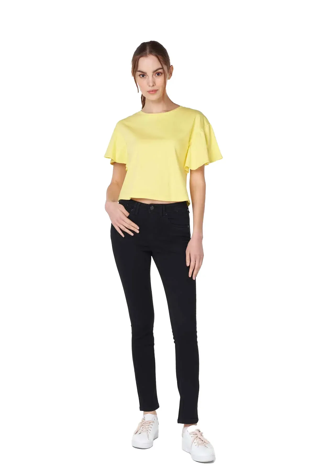 SOLID T-SHIRT FOR WOMEN - Image 2