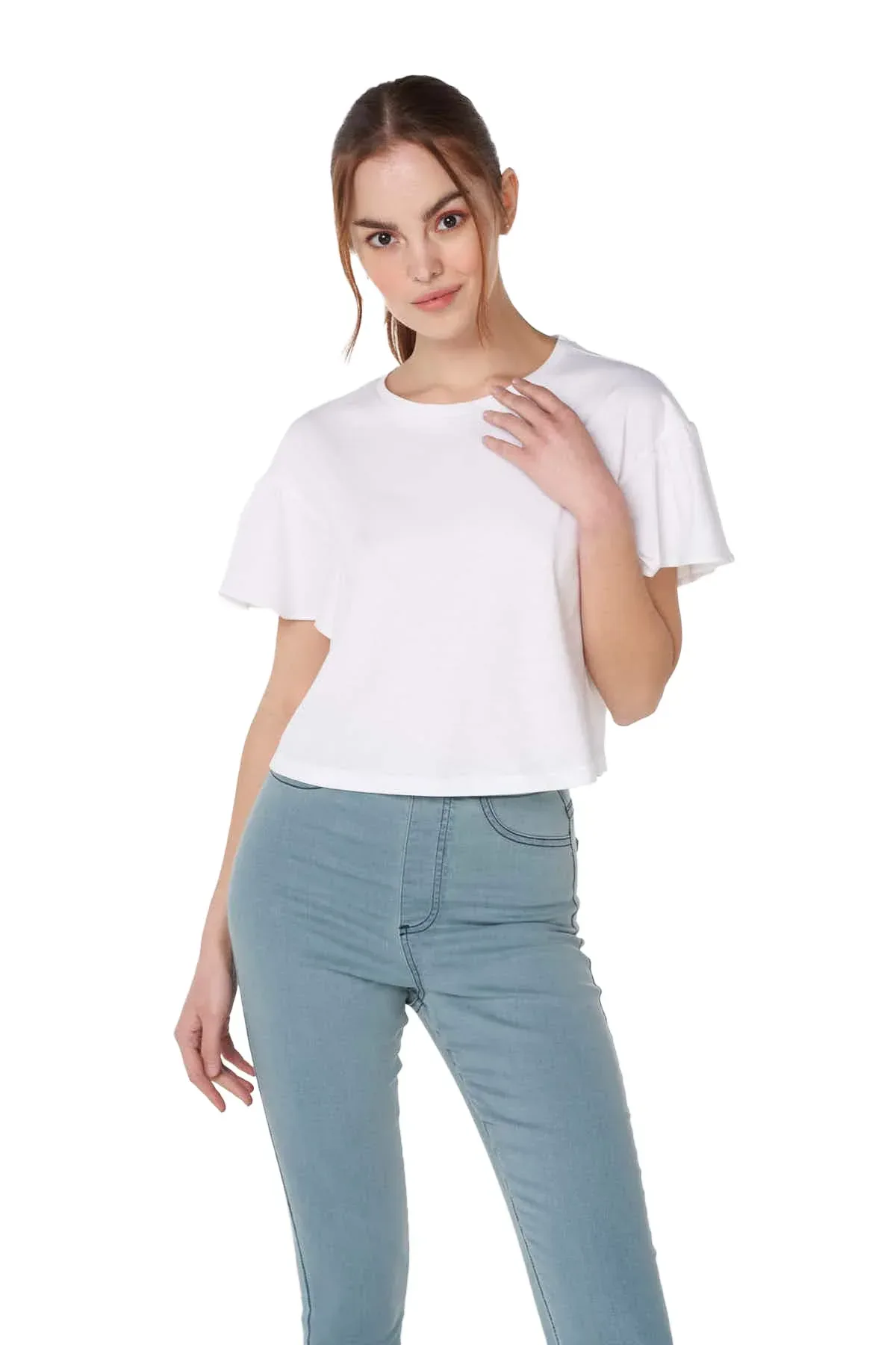 SOLID T-SHIRT FOR WOMEN