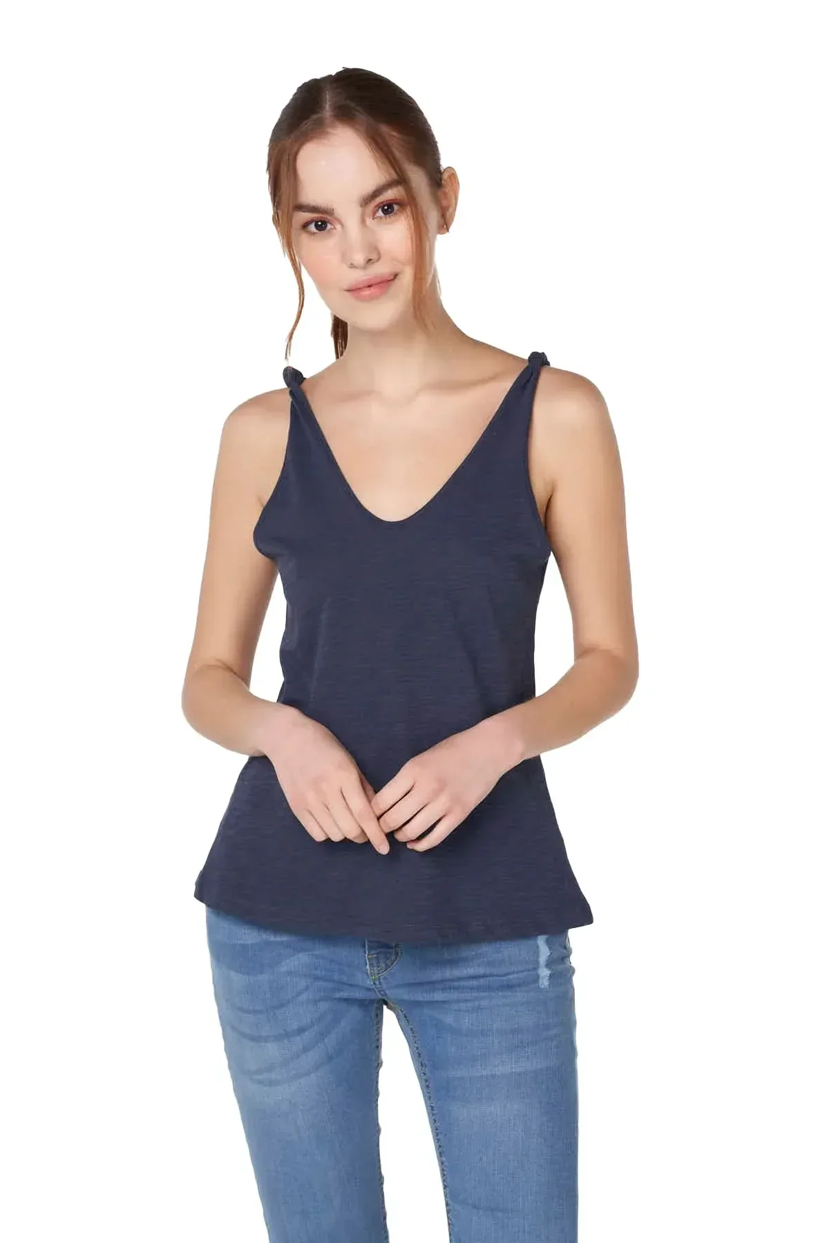 TANK T-SHIRT FOR WOMEN - NAVY