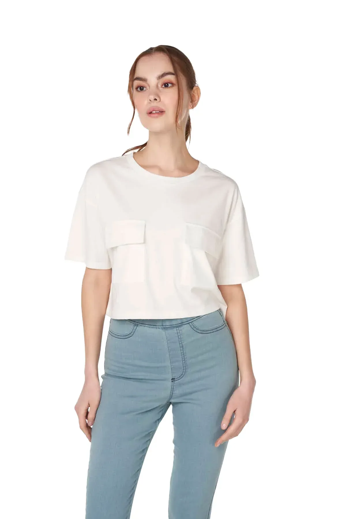 SOLID T-SHIRT FOR WOMEN