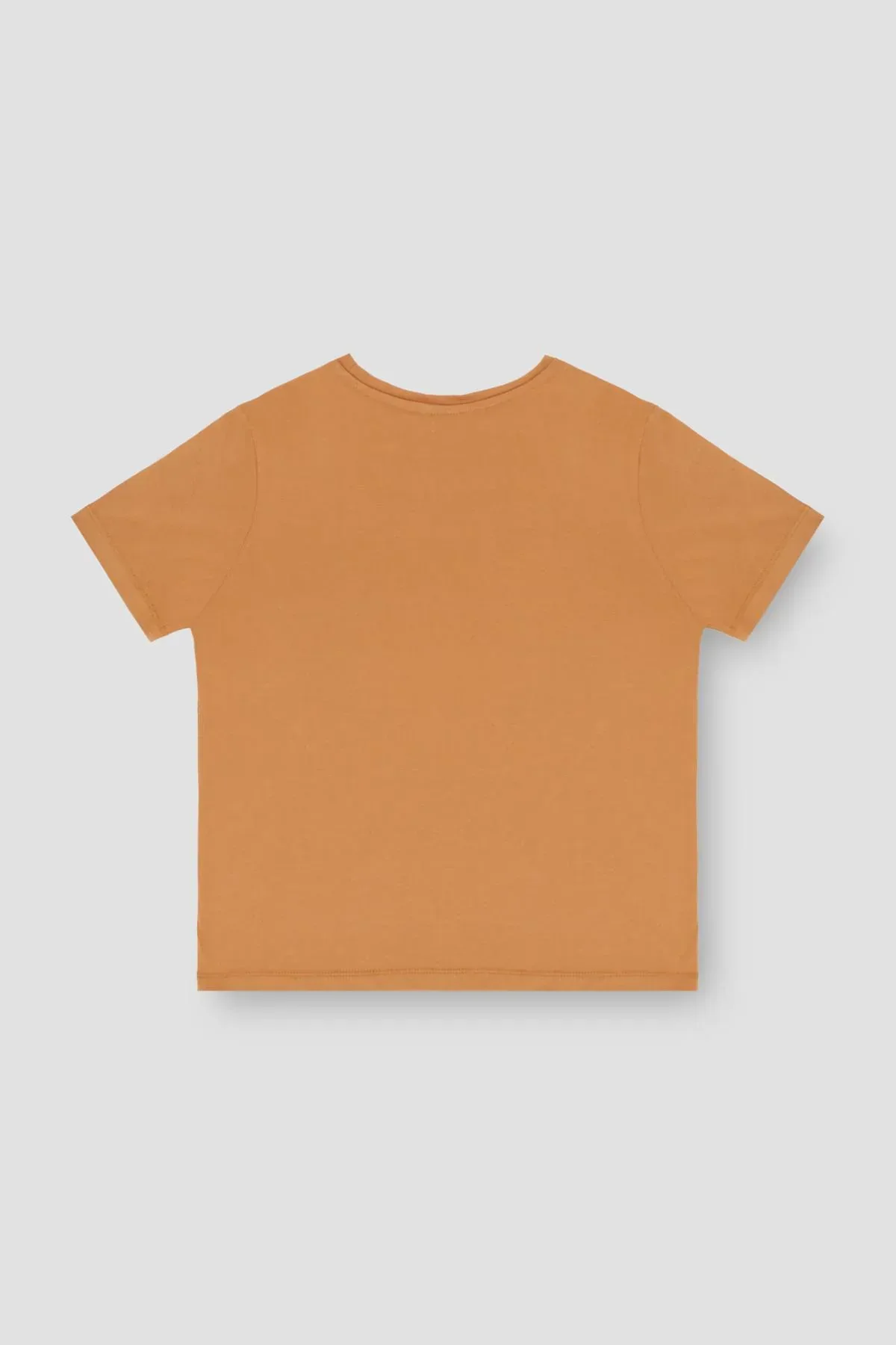 PRINTED T-SHIRT FOR WOMEN - ALMOND - Image 2