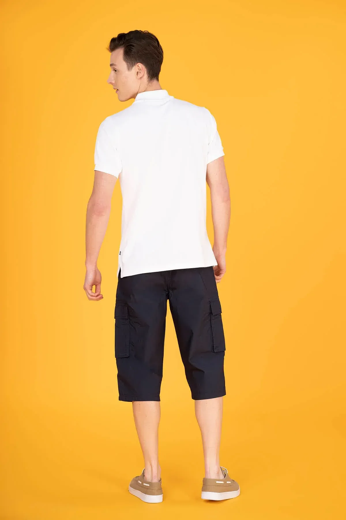 CARGO POCKET SHORT FOR MEN - NAVY - Image 4