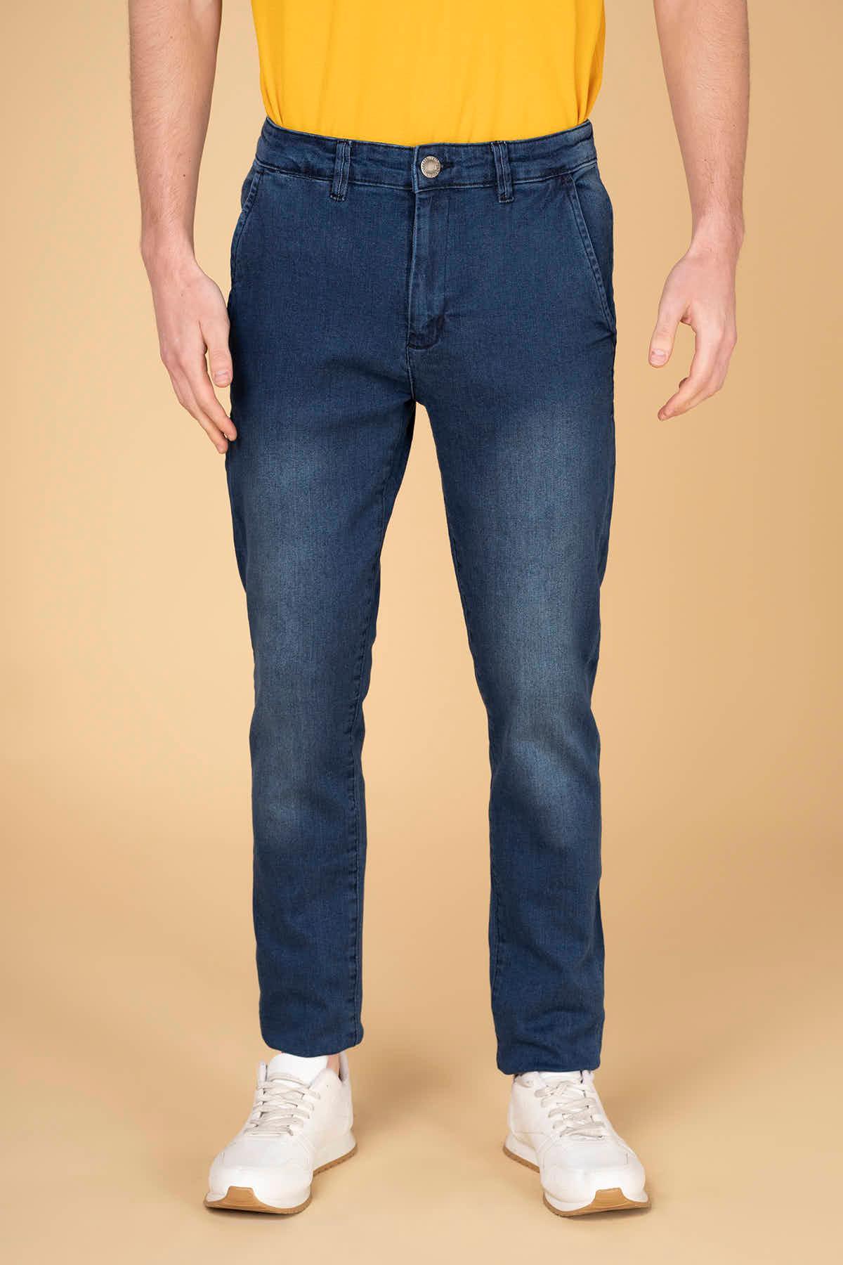JEANS FOR MEN - MID BLUE