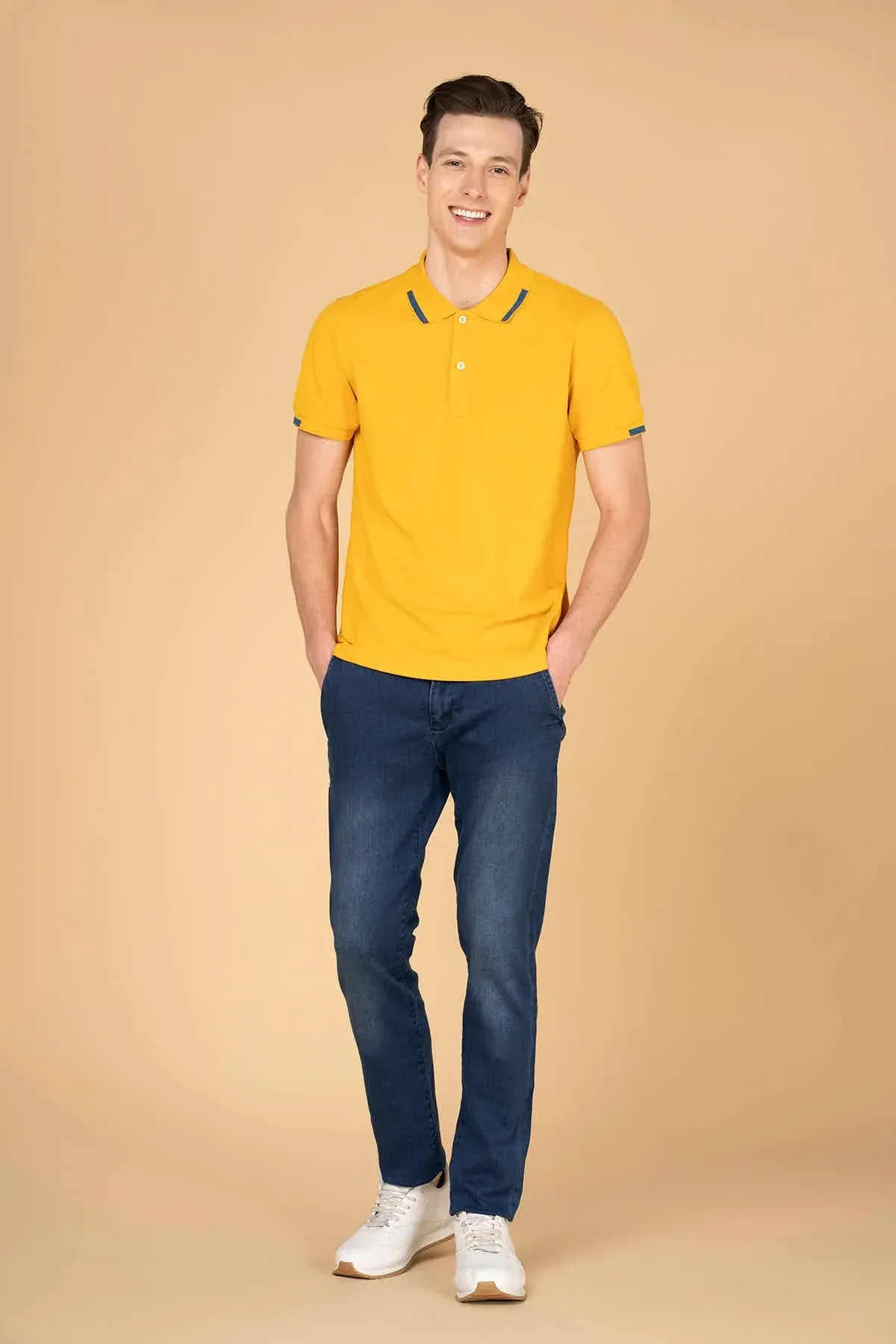 JEANS FOR MEN - MID BLUE - Image 4
