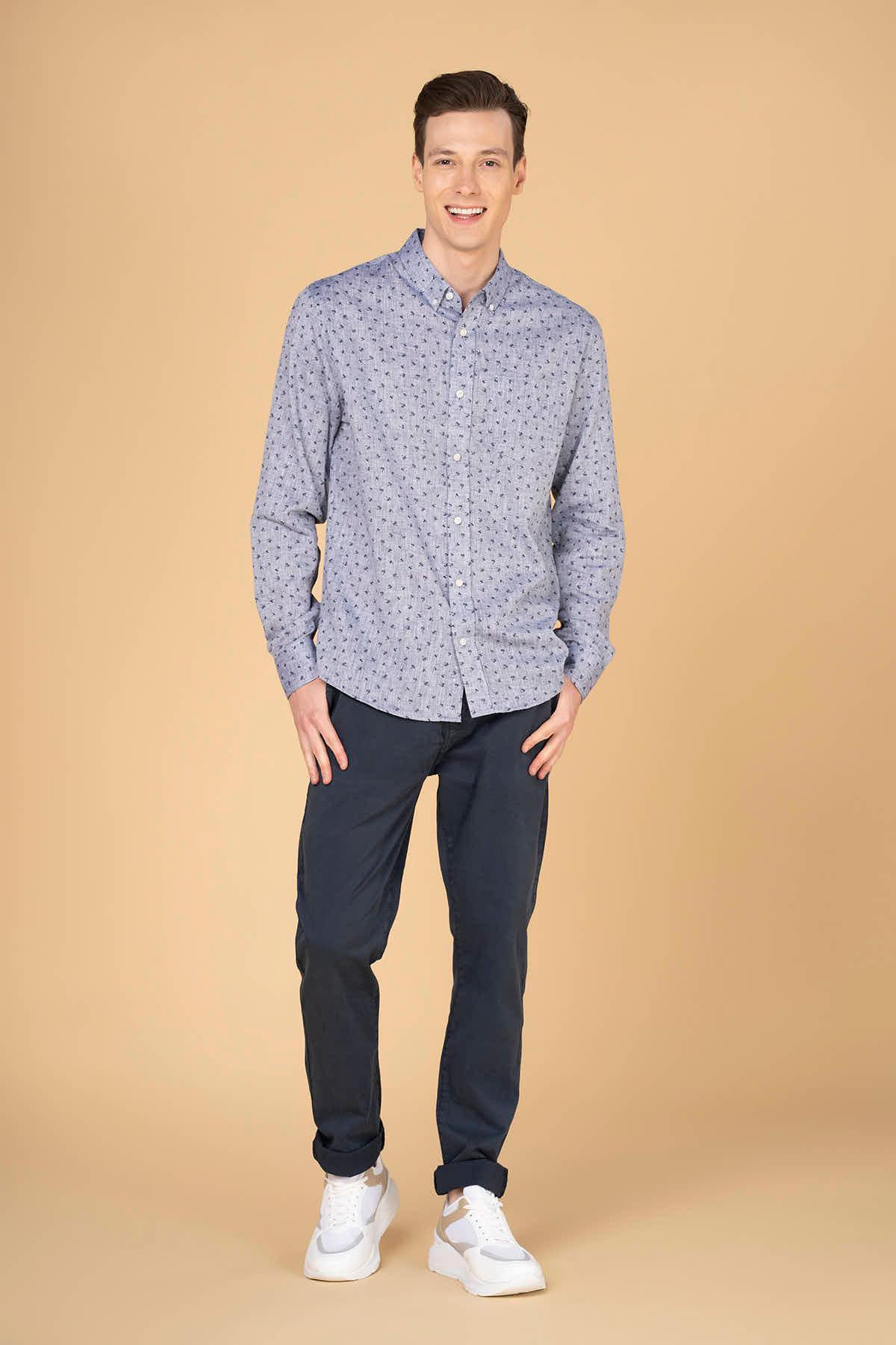REGULAR-FIT CHINOS TROUSER FOR MEN - Image 4