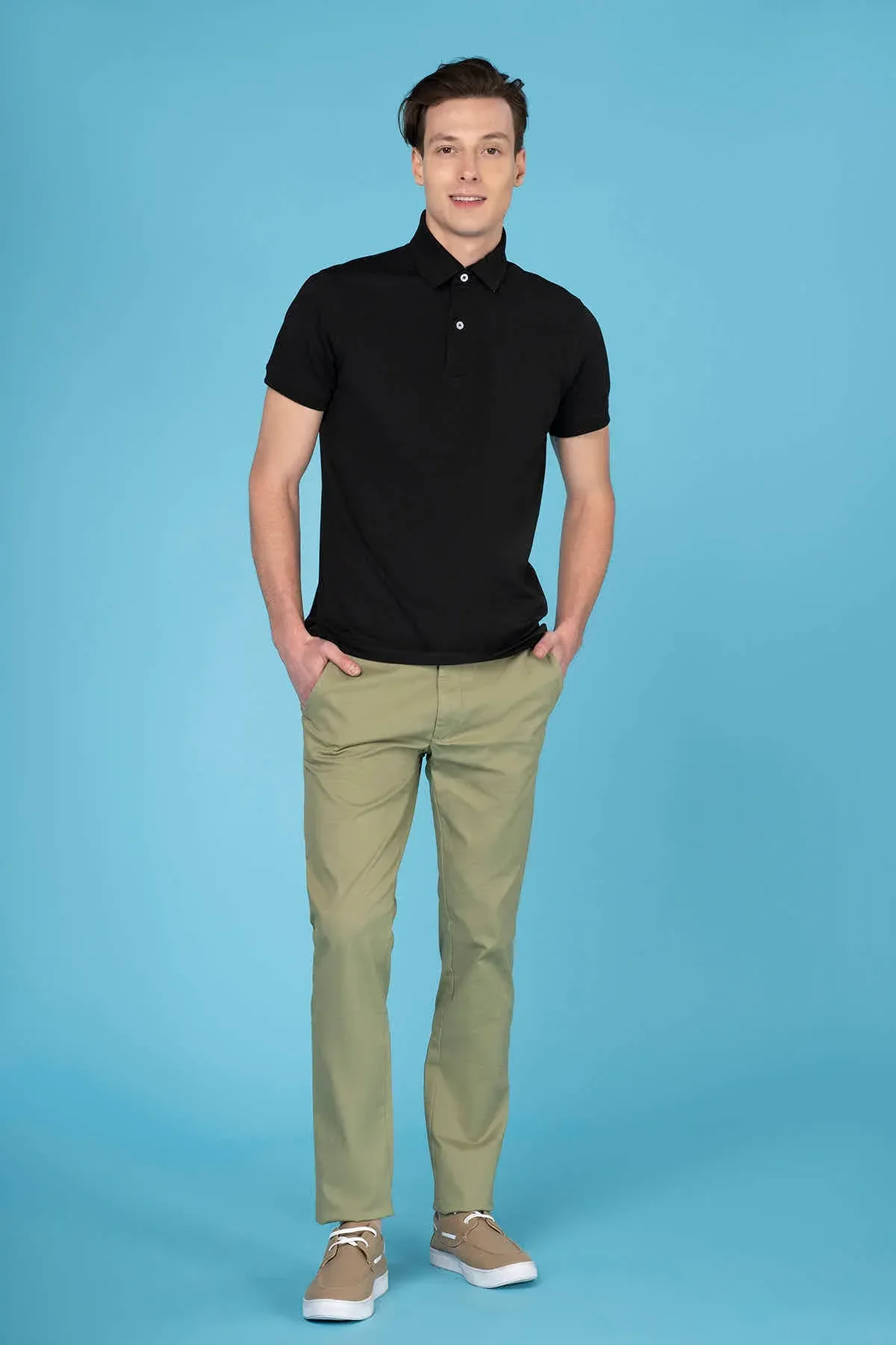 SLIM-FIT CHINOS TROUSER FOR MEN - Image 4