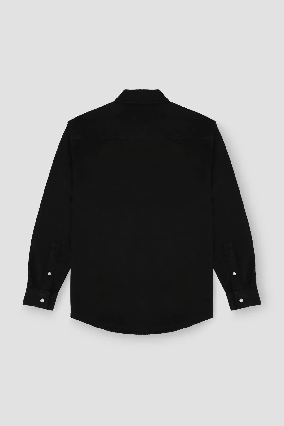 ESTEVE DENIM SHIRT FOR MEN - BLACK - Image 2