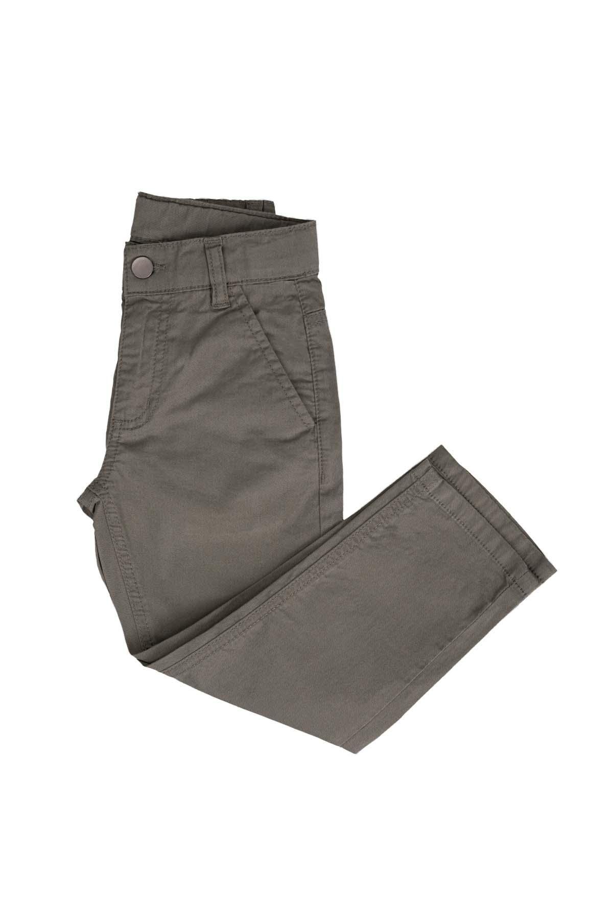 SLIM FIT CHINO FOR BOYS - KHAKI - Image 3