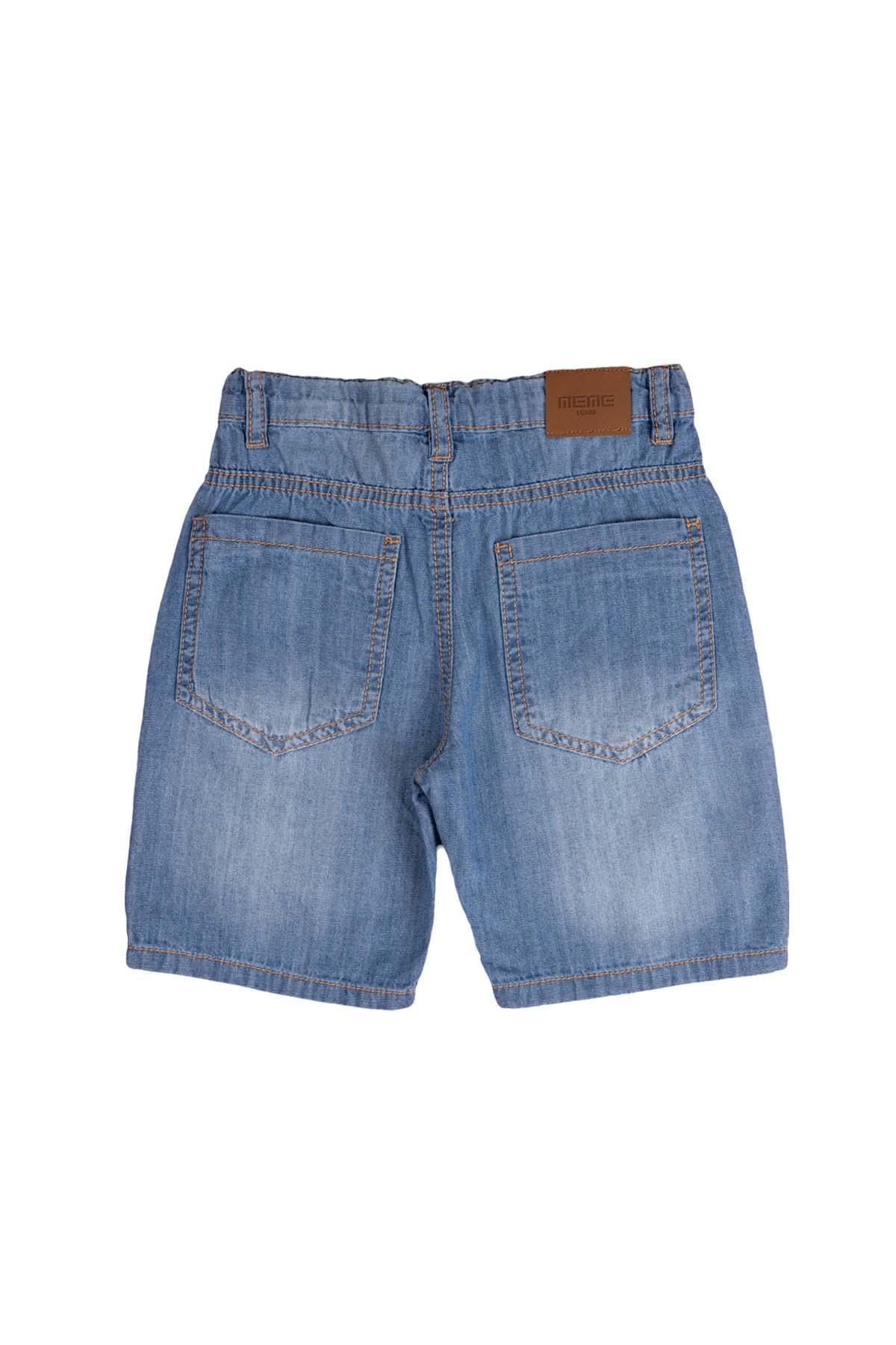 CLASSICAL DENIM SHORT FOR BOYS - LIGHT BLUE - Image 2